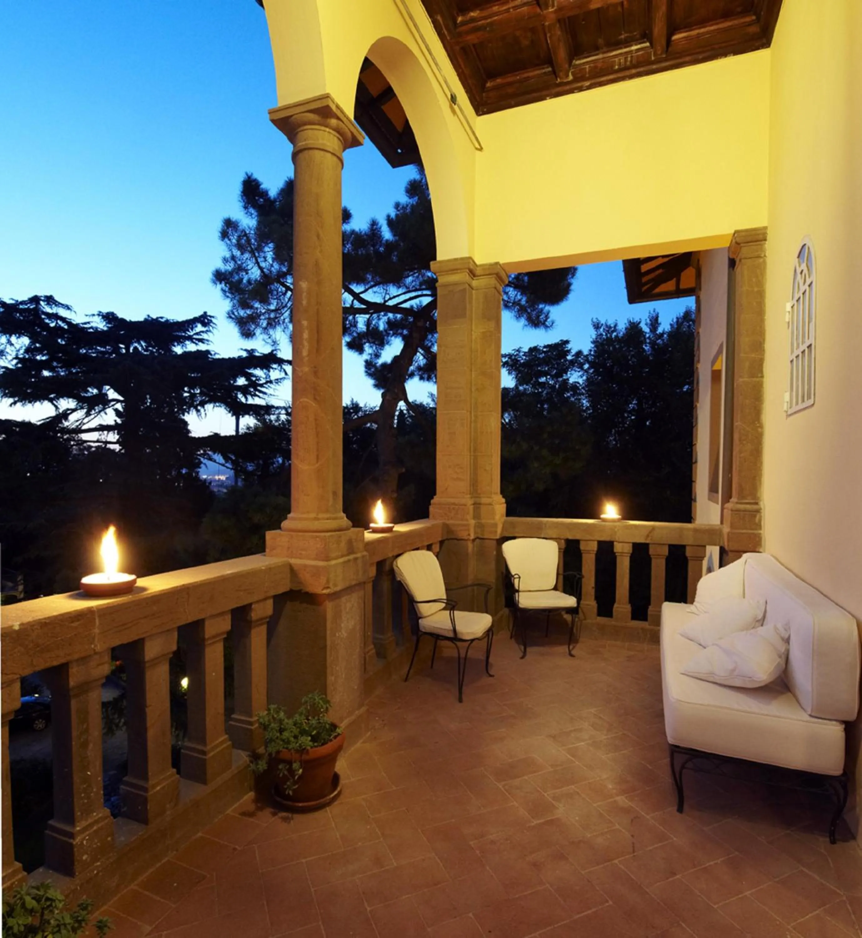 Patio in Park Palace Hotel