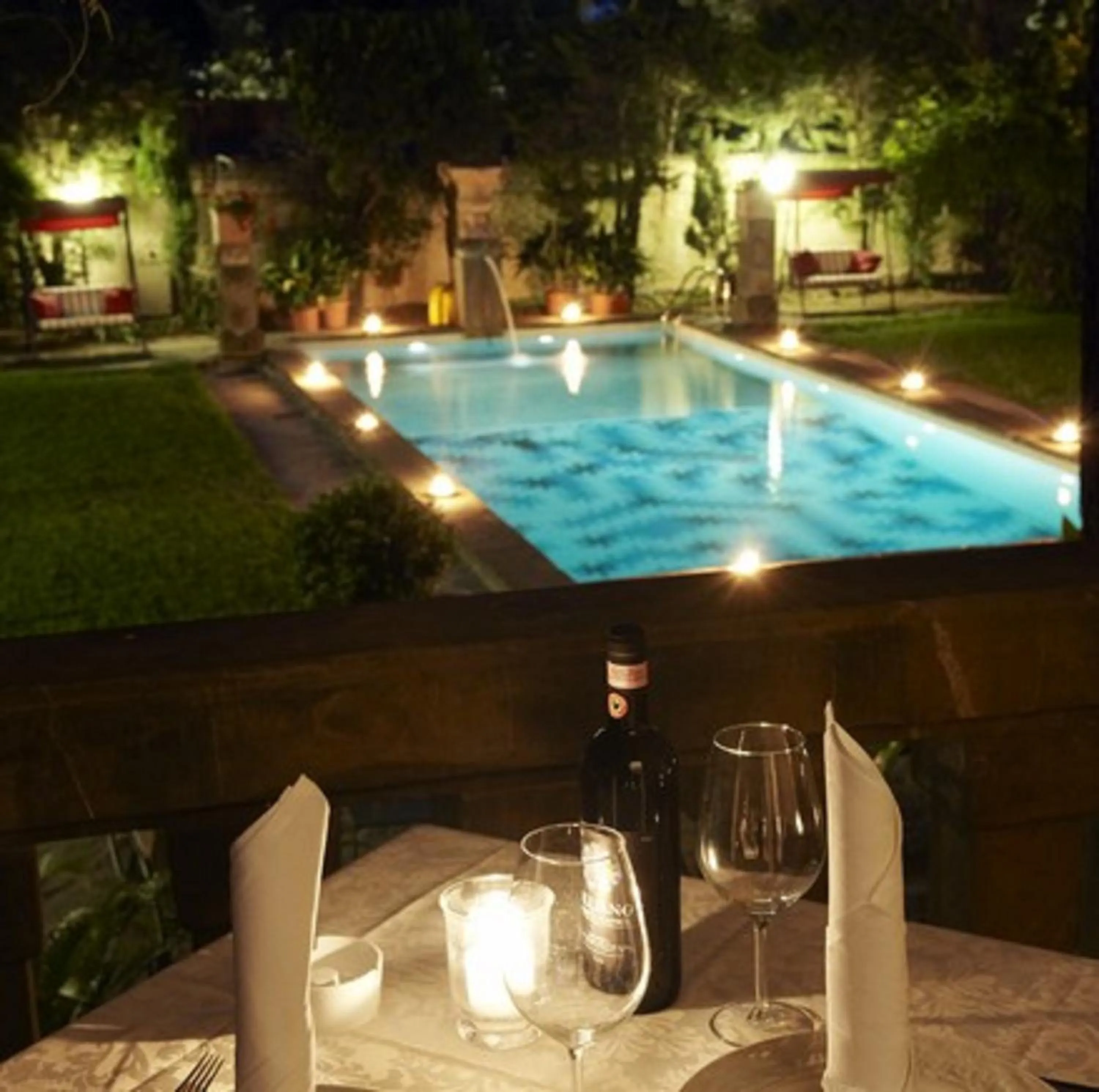 Swimming pool in Park Palace Hotel