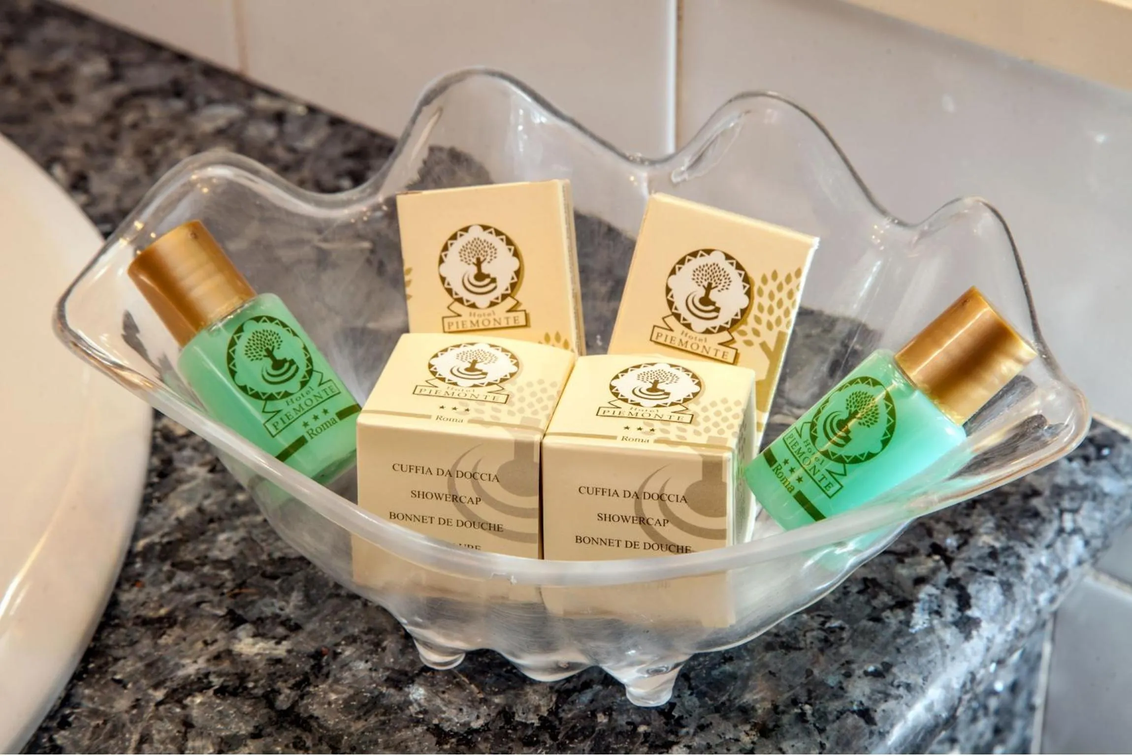 Bathroom in Hotel Piemonte