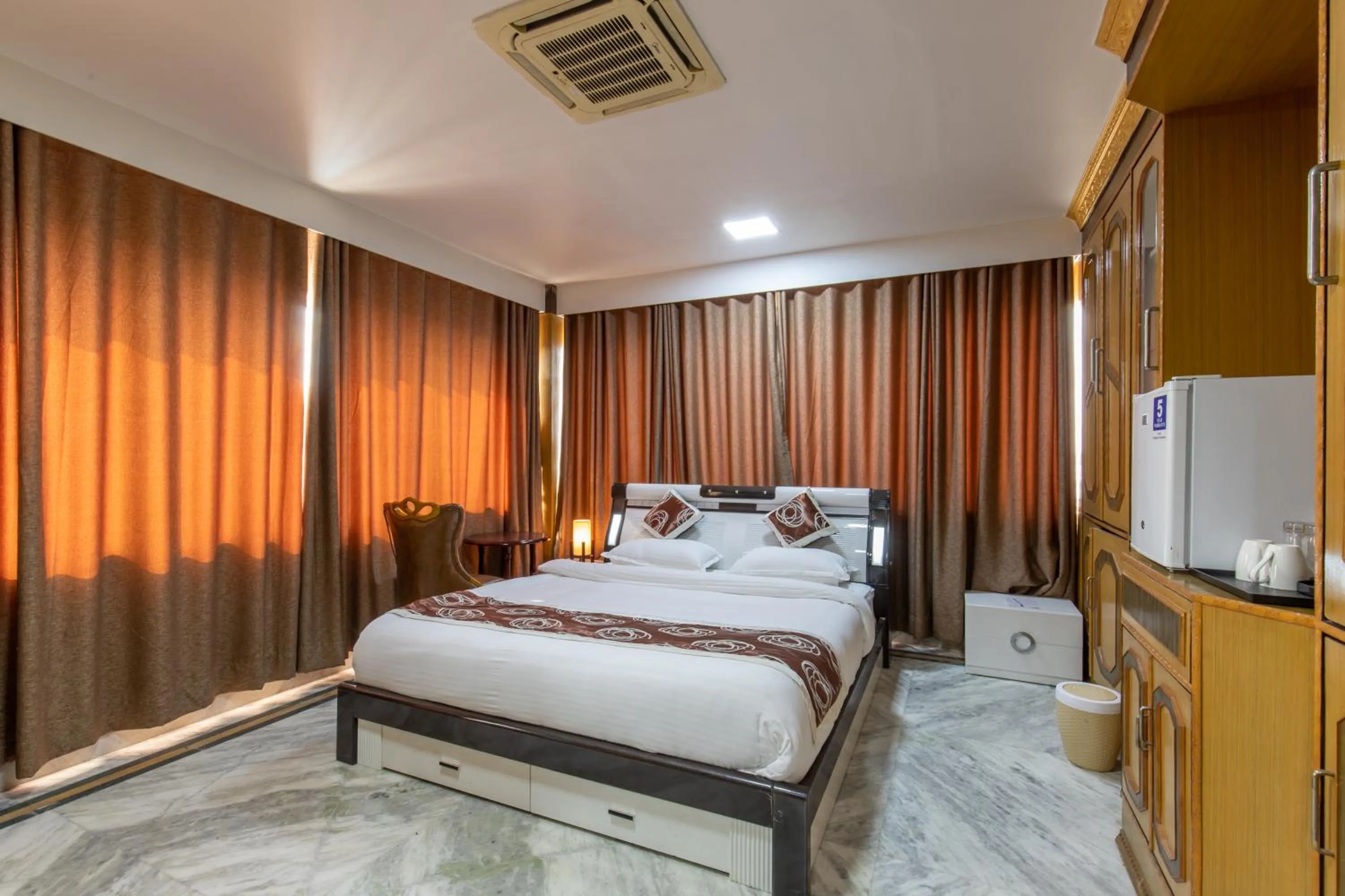 Bed in Gorakha Hotel