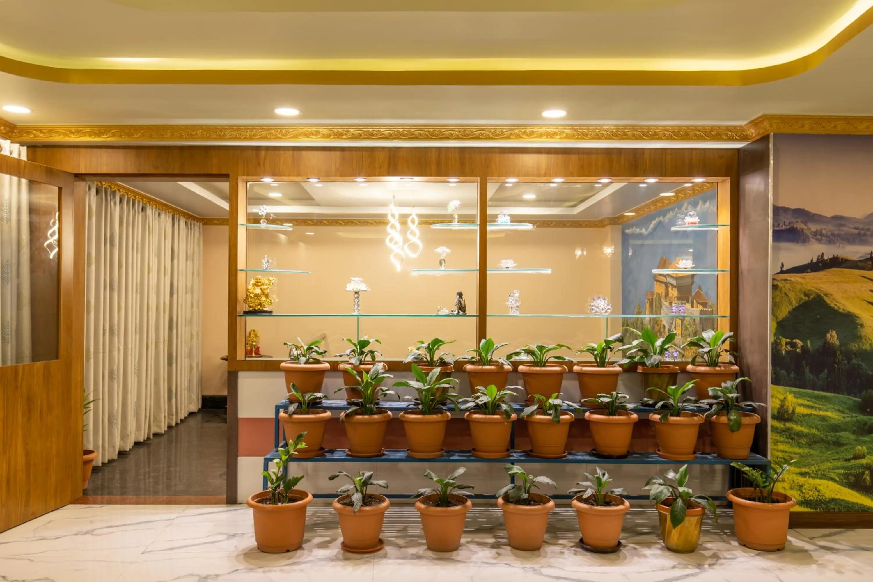 Lobby or reception in Gorakha Hotel