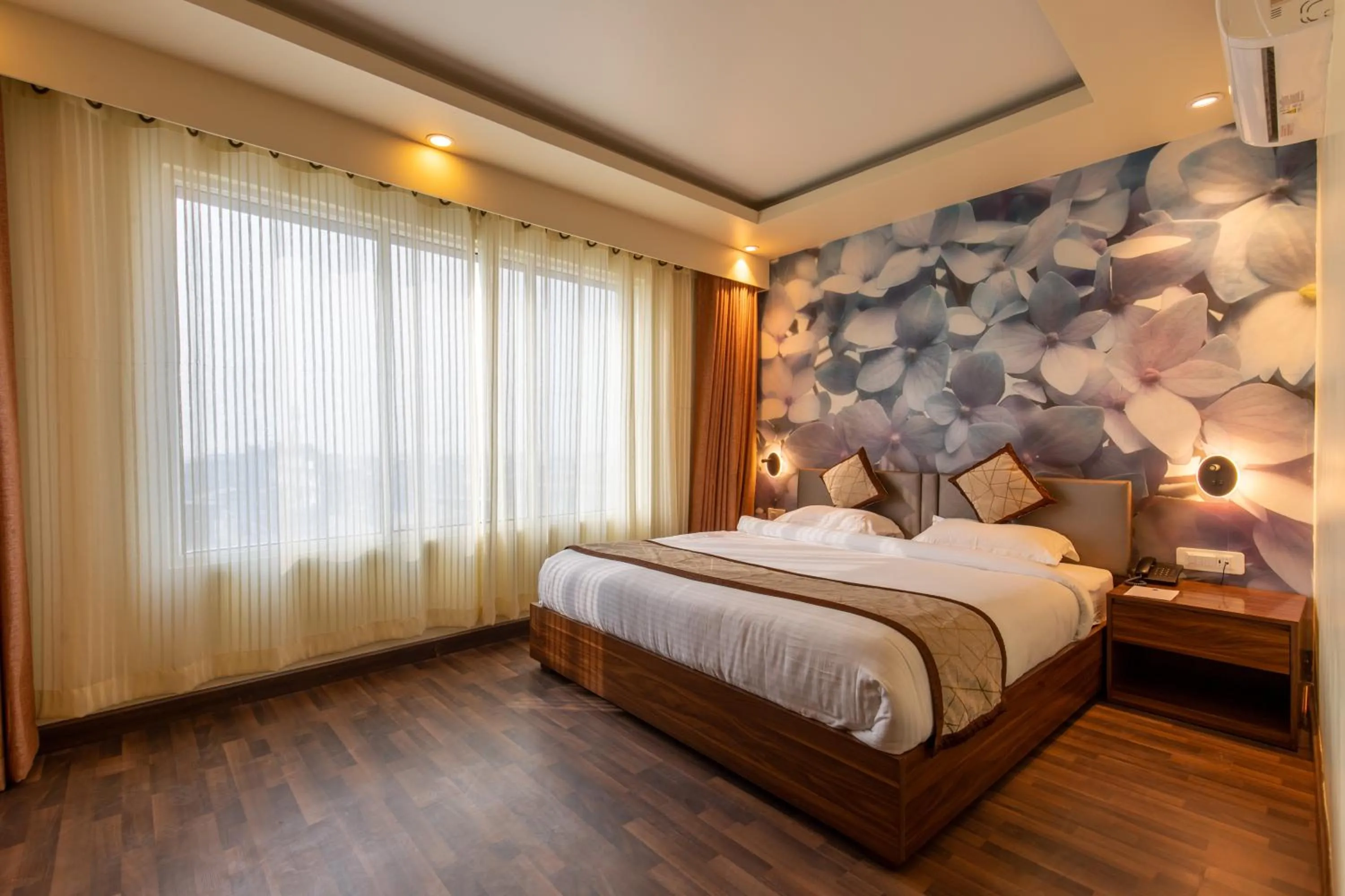 Bed in Gorakha Hotel