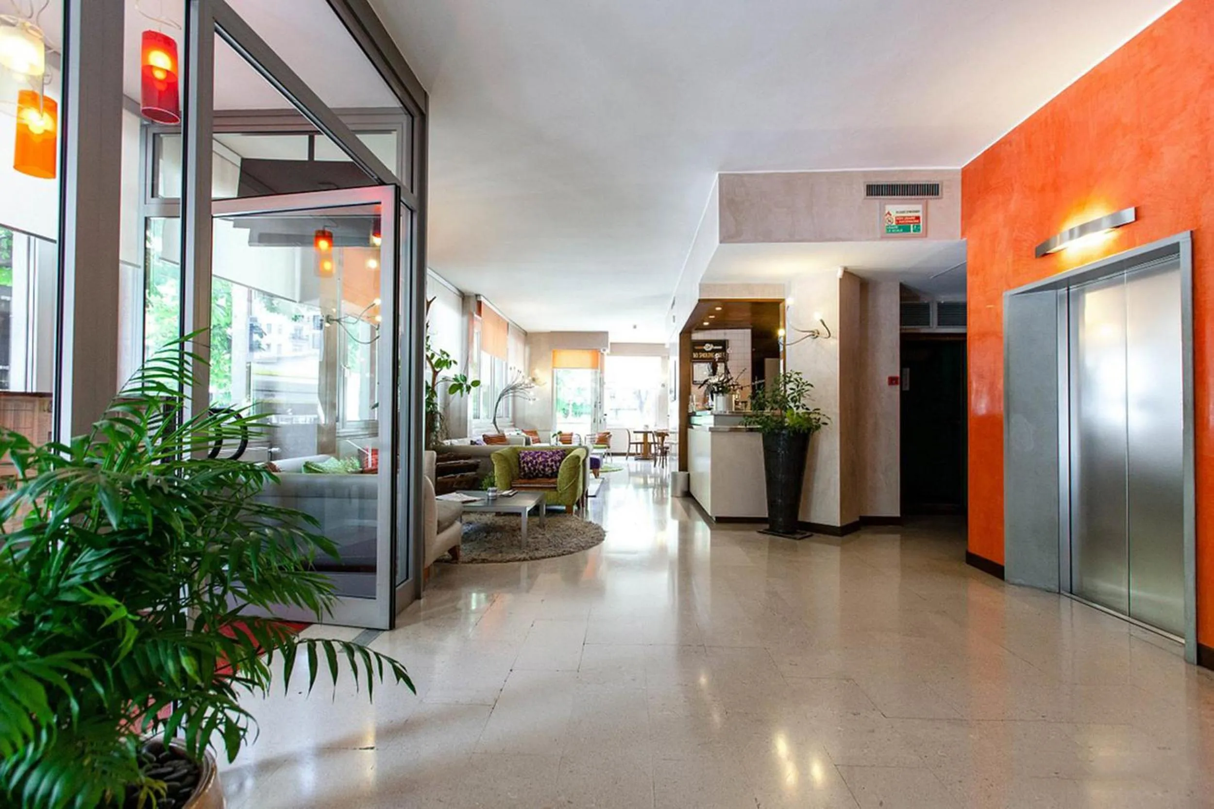 Lobby or reception in Park Hotel Meublé