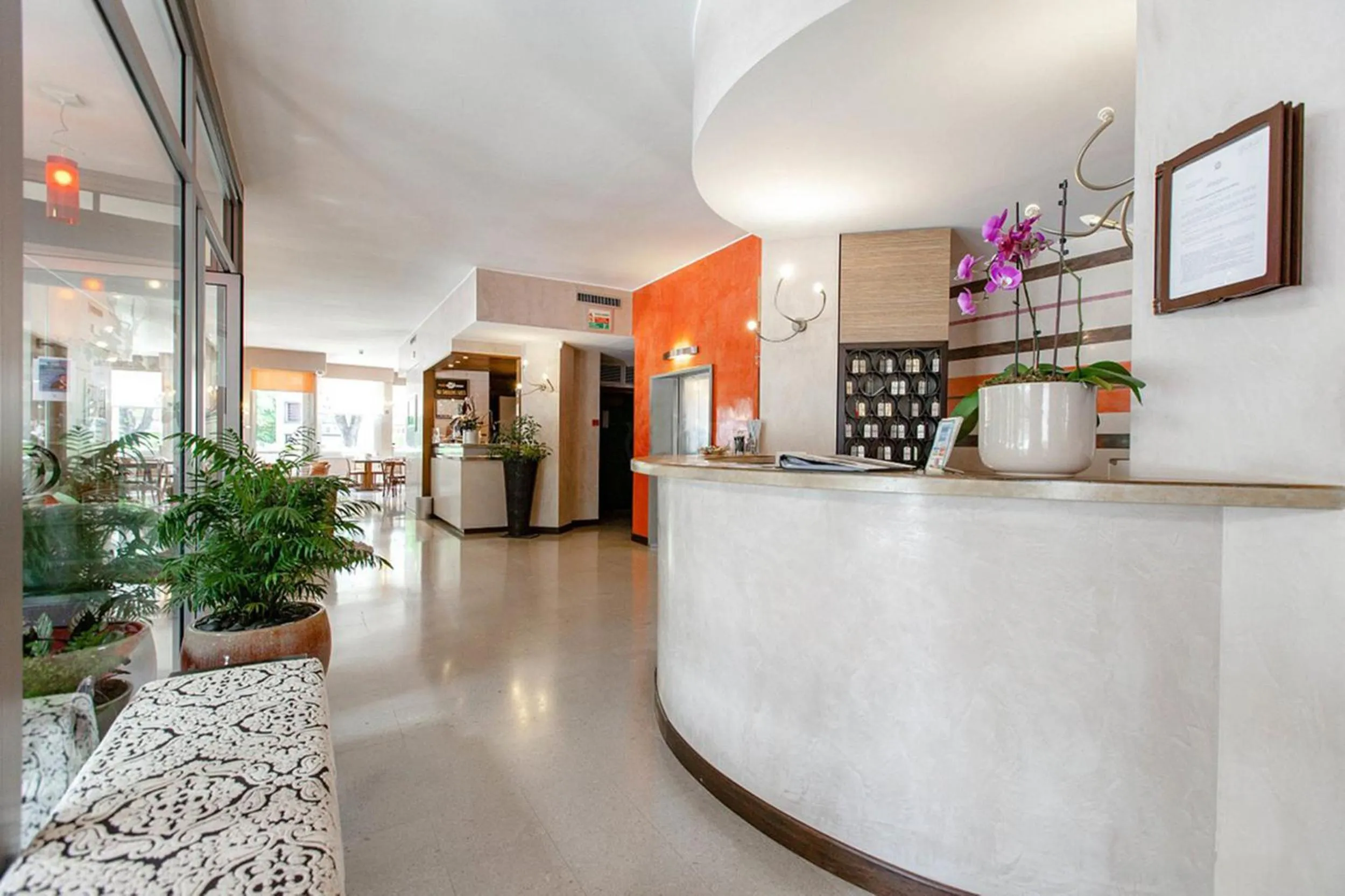 Lobby or reception in Park Hotel Meublé