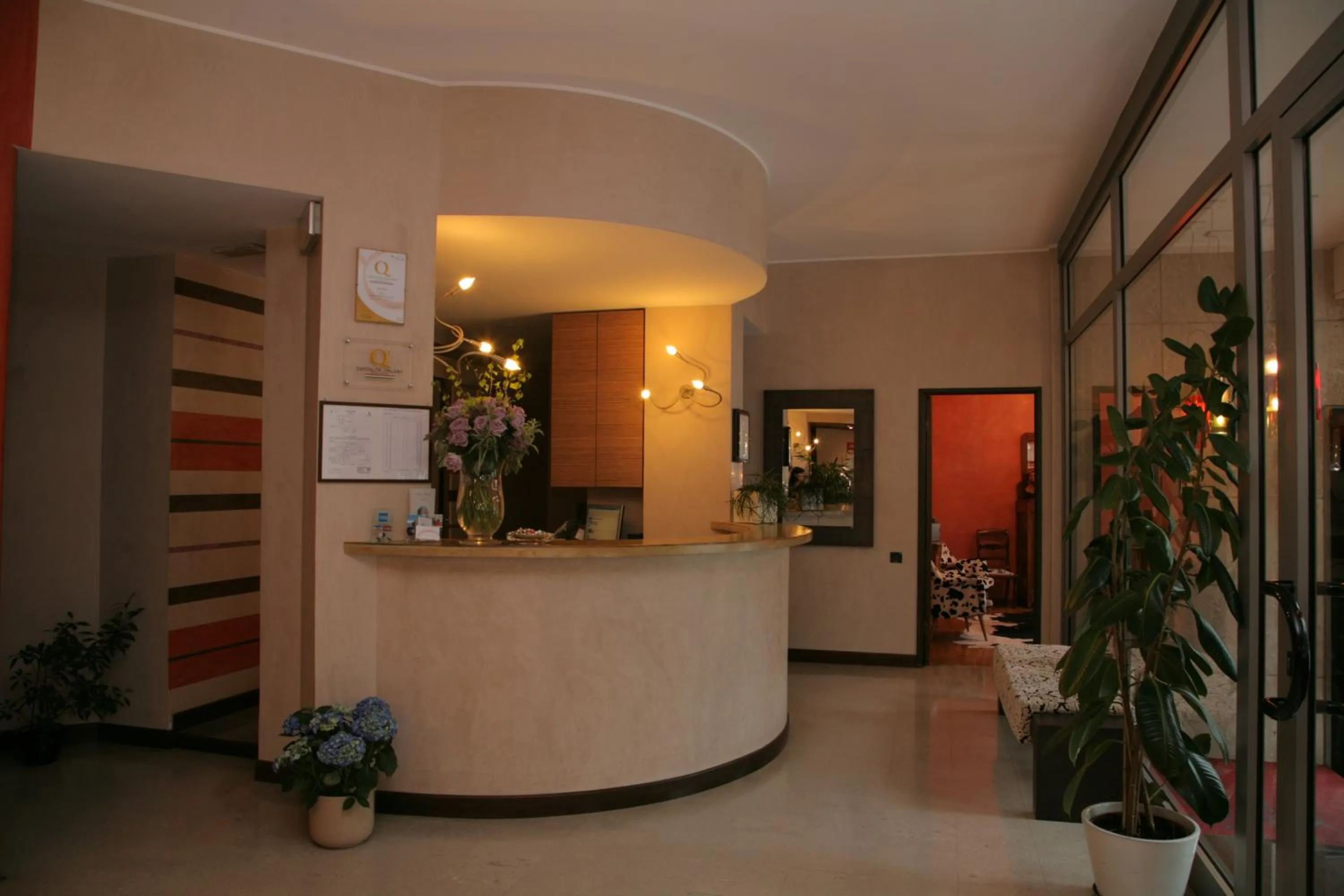 Lobby or reception in Park Hotel Meublé