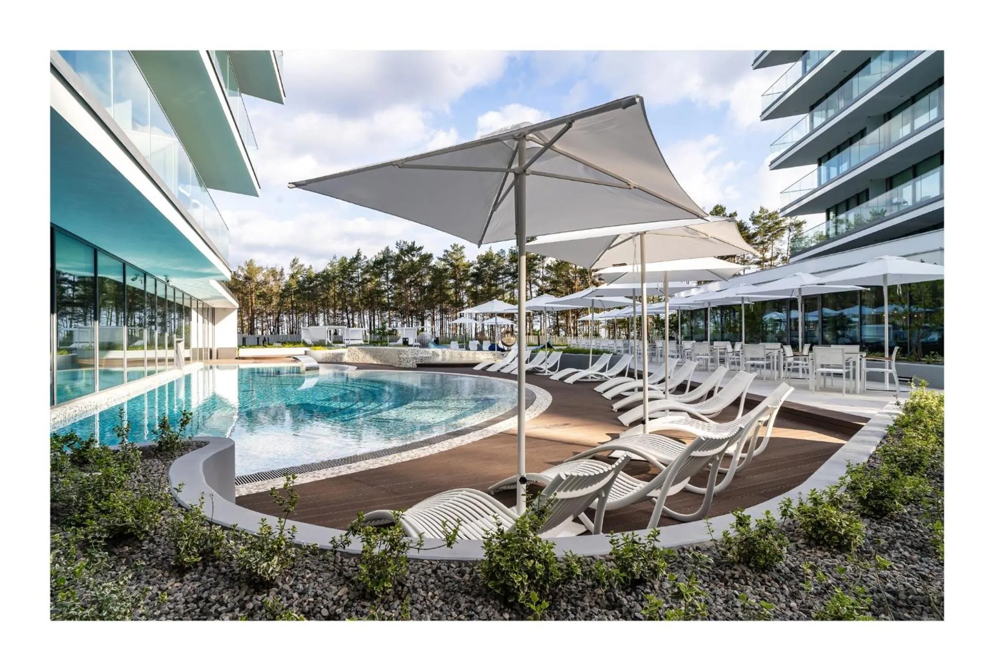 Pool view in Wave Międzyzdroje Resort & SPA