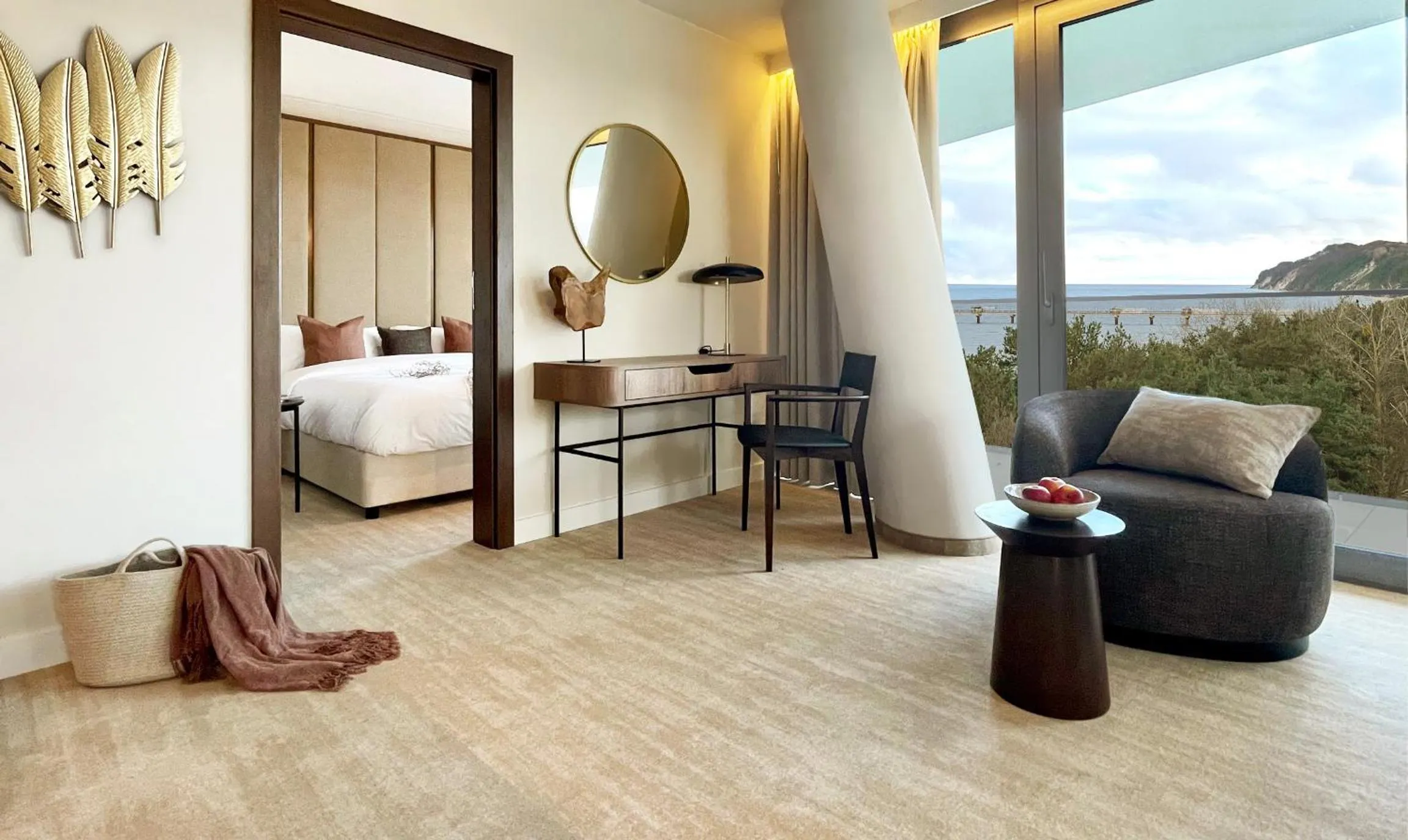 Living room, Bed in Wave Międzyzdroje Resort & SPA