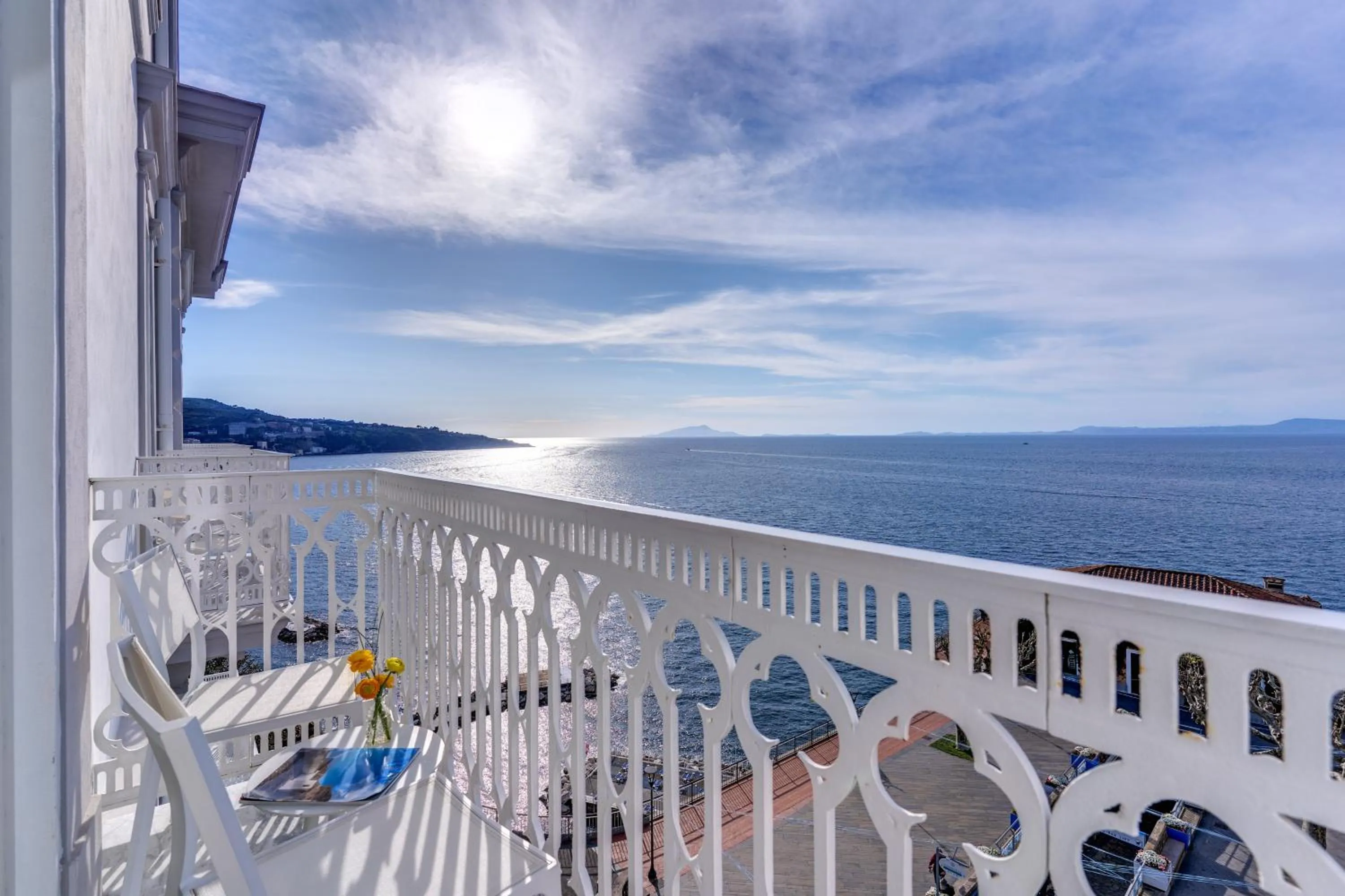 Balcony/Terrace in Hotel Mediterraneo Sorrento