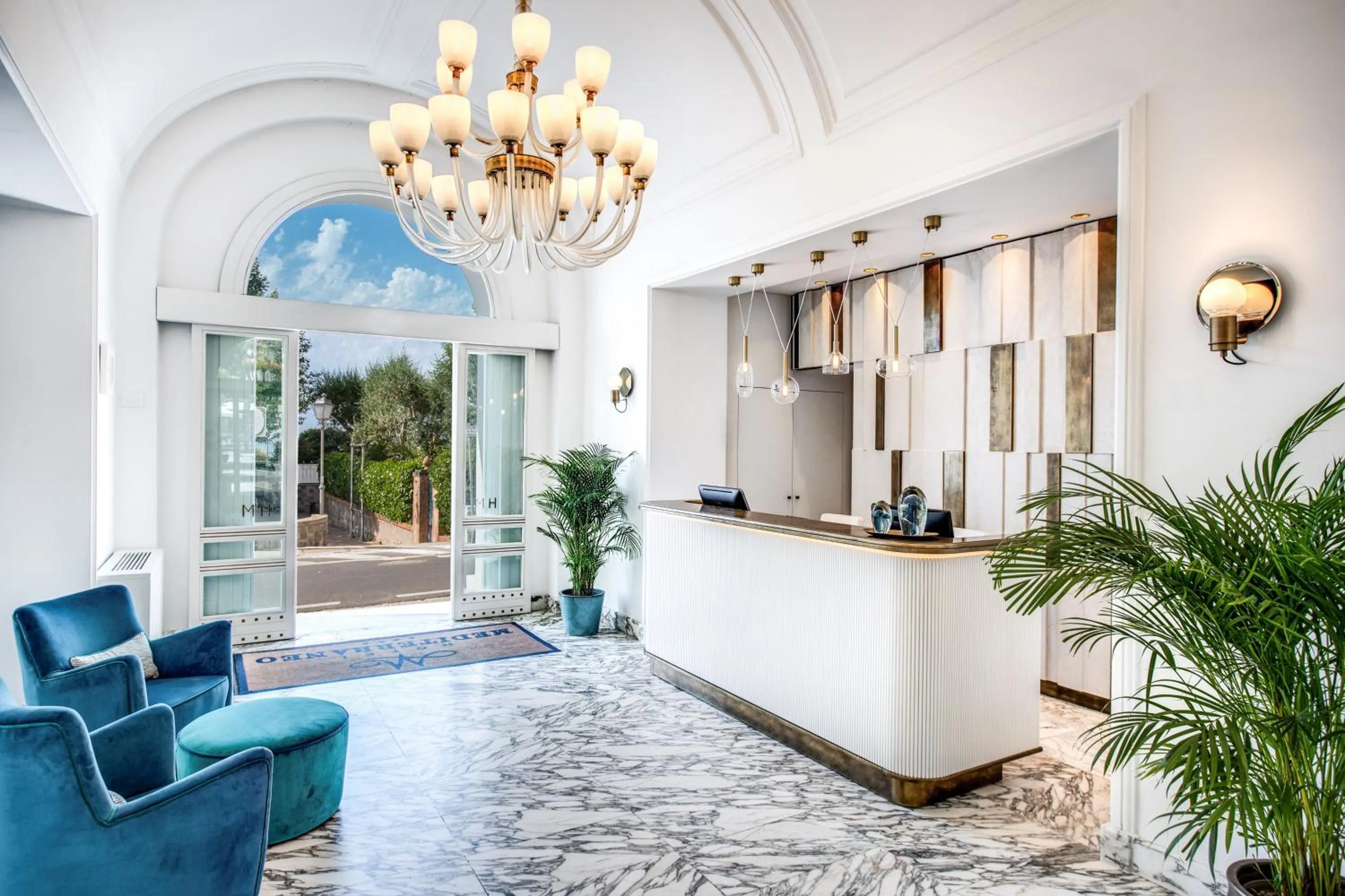 Lobby or reception in Hotel Mediterraneo Sorrento