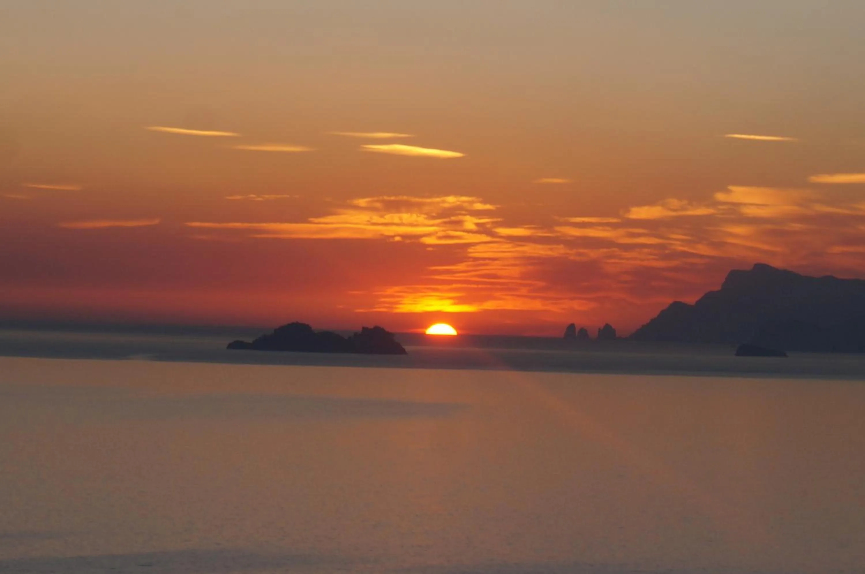 Sunset in Hotel Villa Bellavista