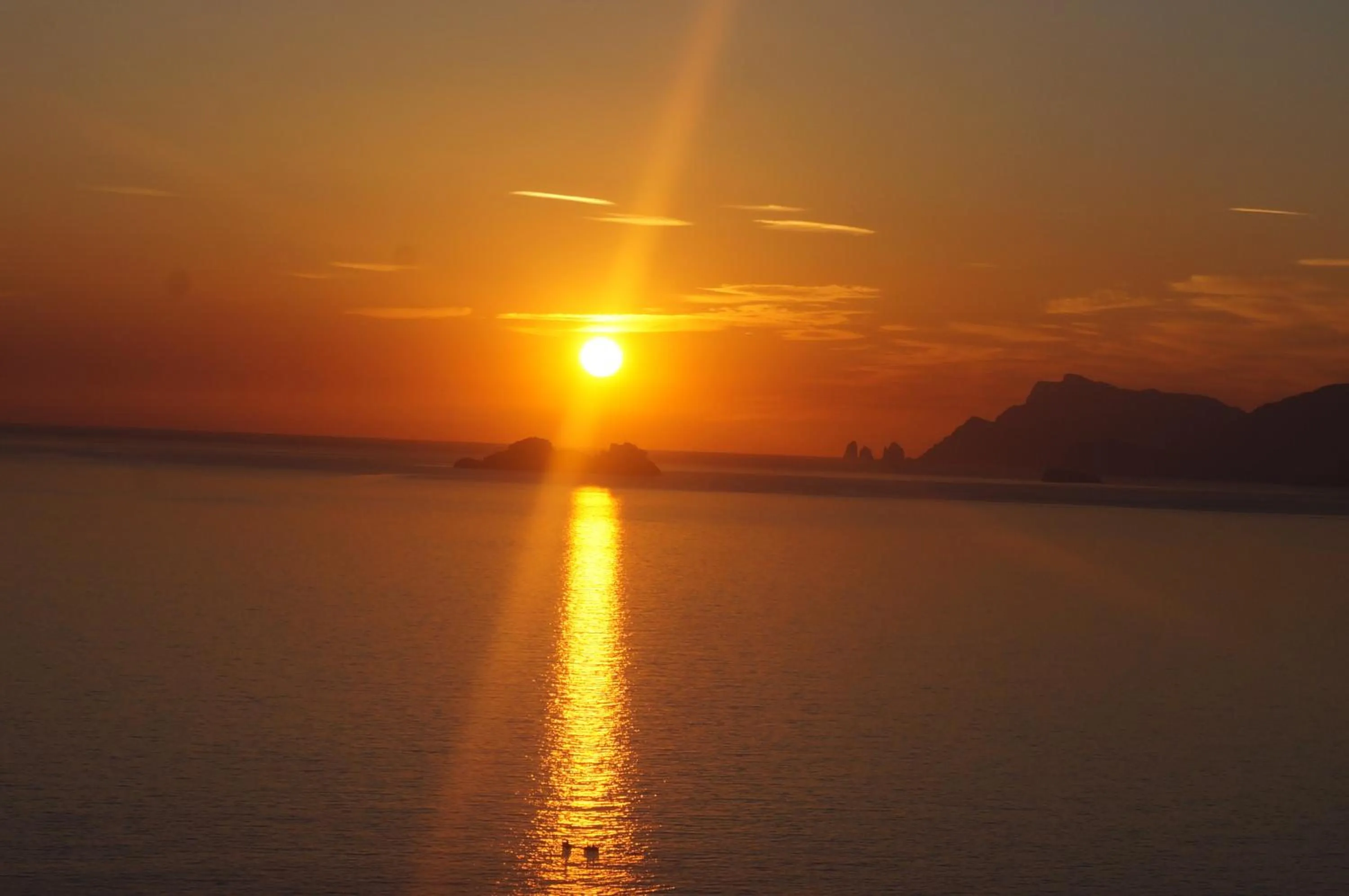 Sunset in Hotel Villa Bellavista