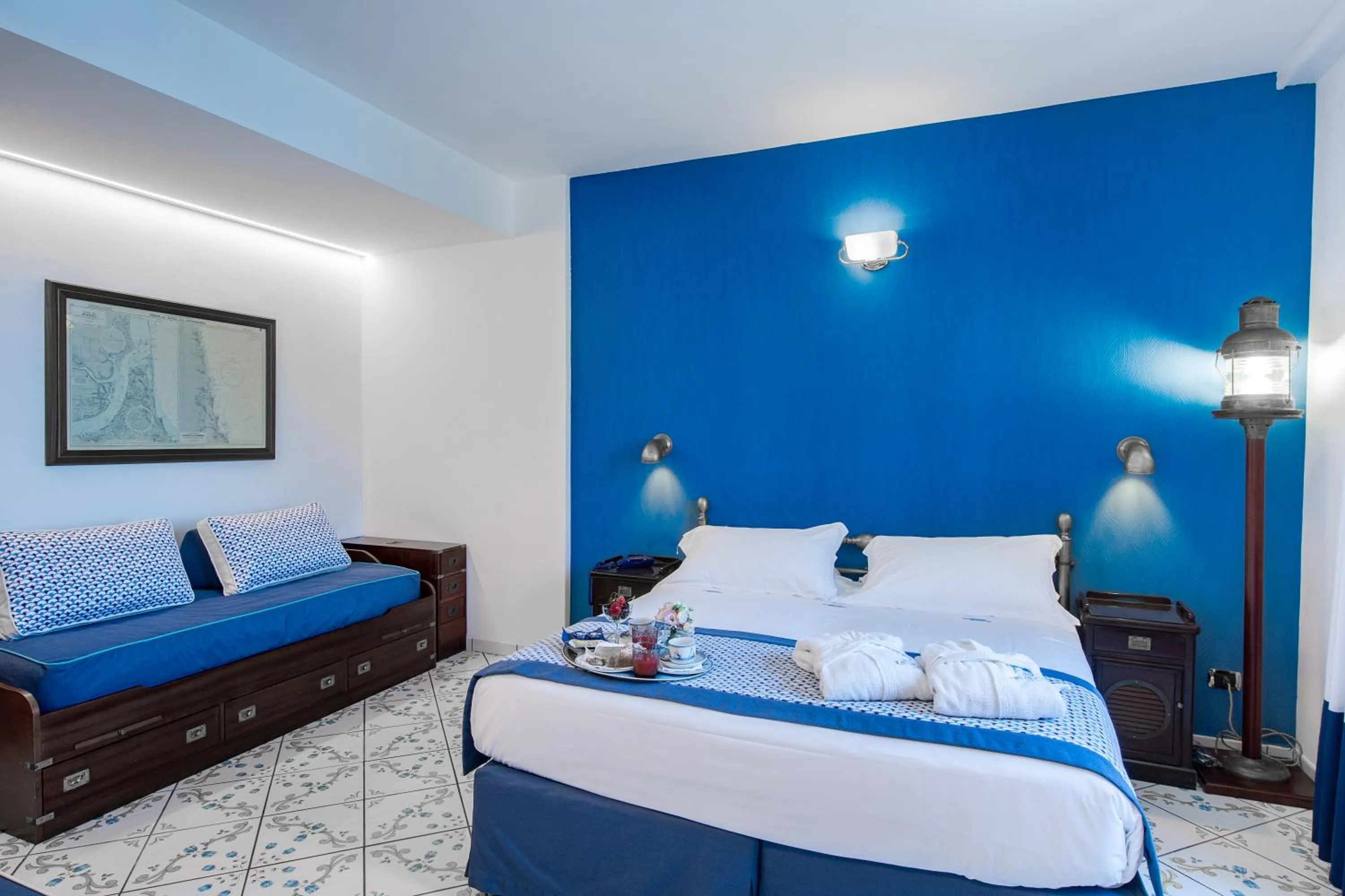 Bedroom, Bed in Ravello Art Hotel Marmorata