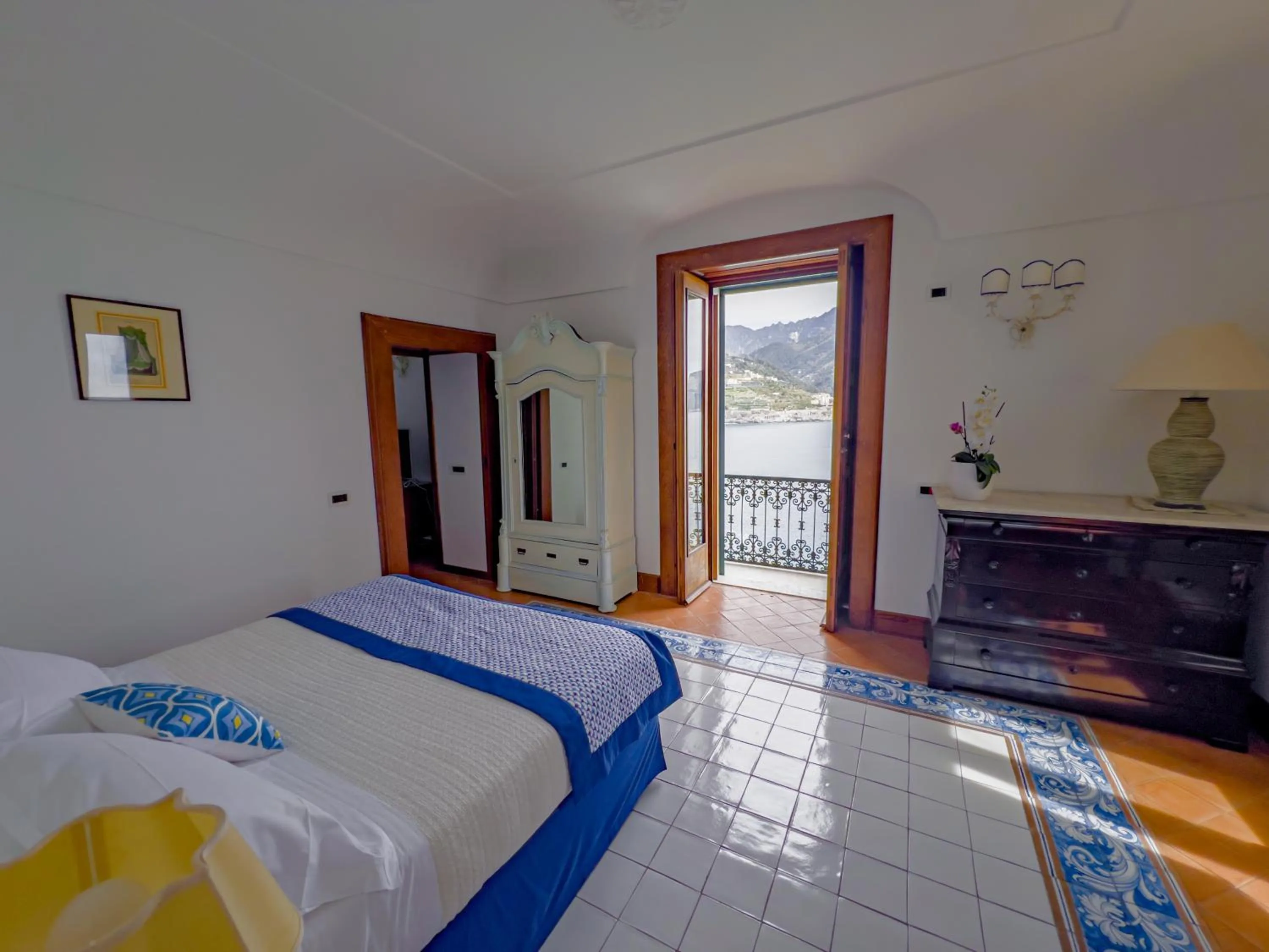 Bedroom, Bed in Ravello Art Hotel Marmorata