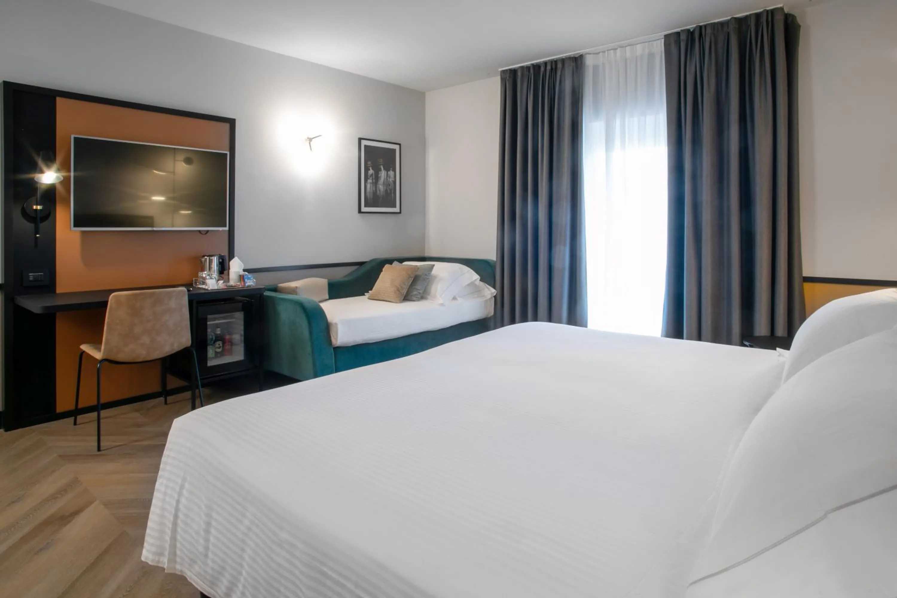 Bedroom, Bed in Hotel Cappello D'Oro, BW Signature Collection