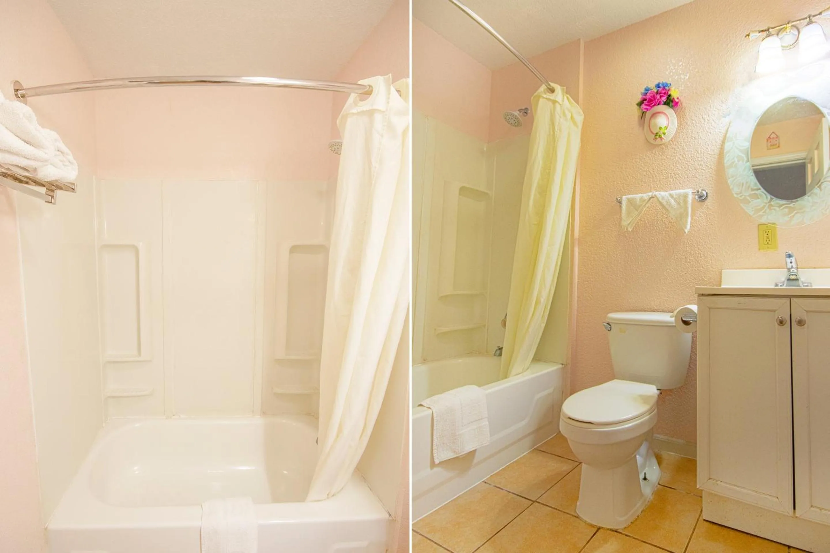 Bathroom in Sunflower Motel Hiawatha By OYO