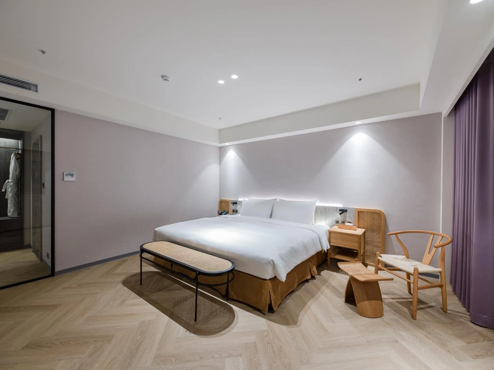 Bed in Dahu Park Hotel