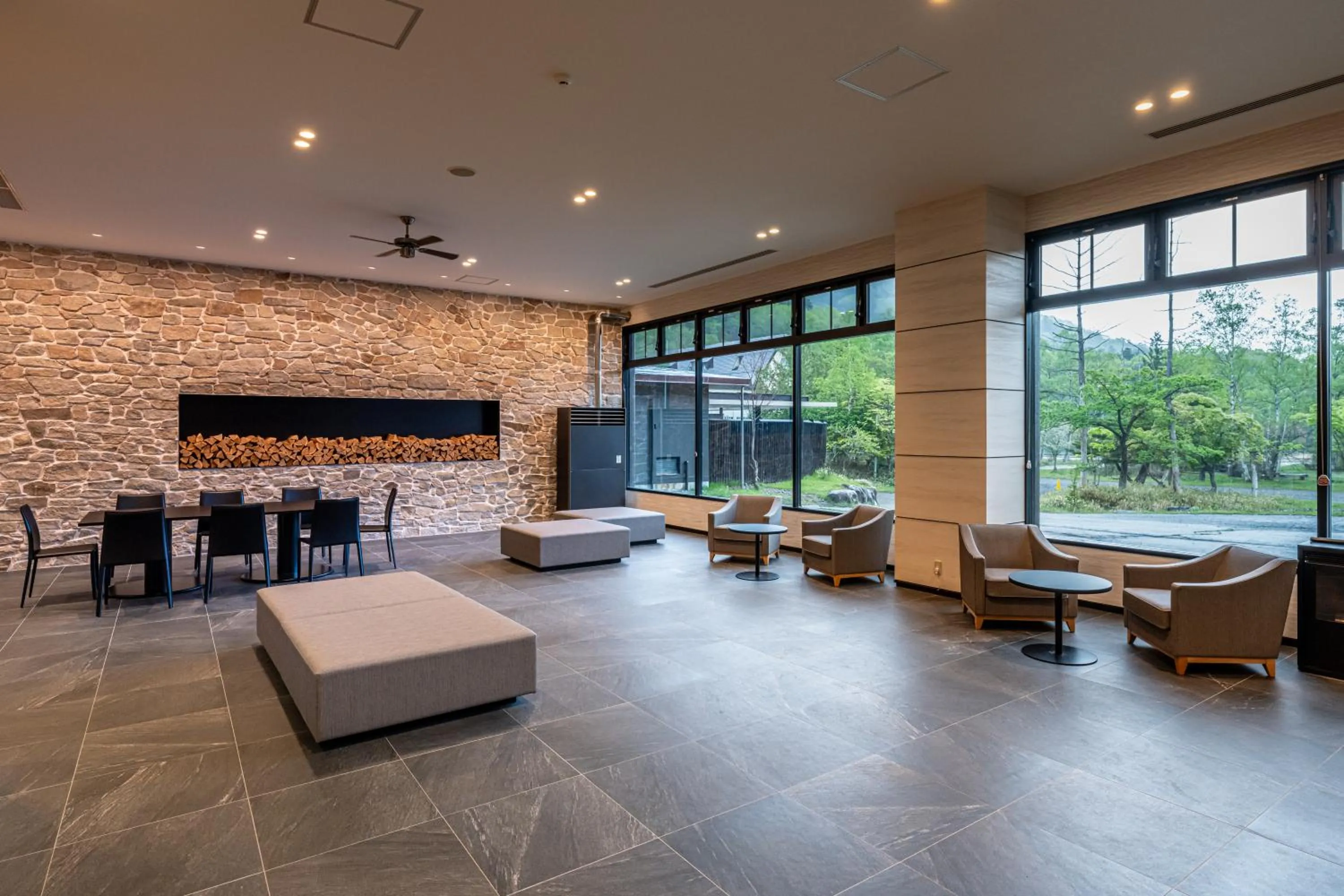 Lobby or reception in KAMENOI HOTEL Okunikko