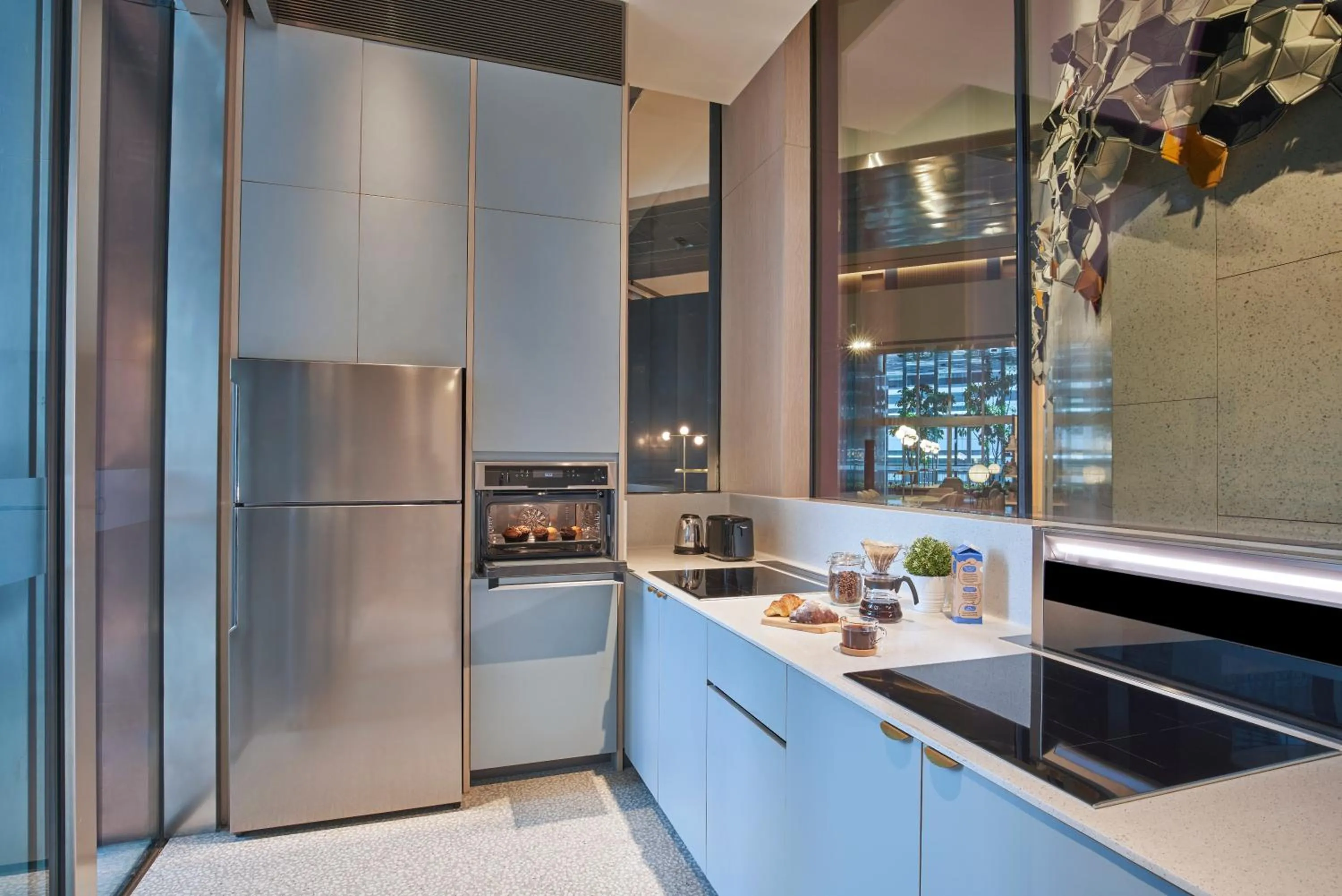 Kitchen or kitchenette in Citadines Raffles Place Singapore