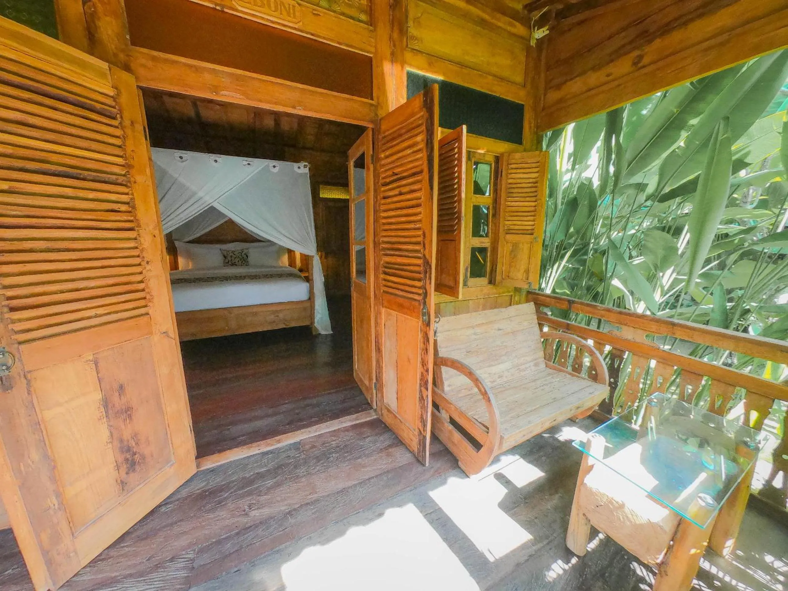Balcony/Terrace, Bed in Bajalo Cottage Canggu - Adults only