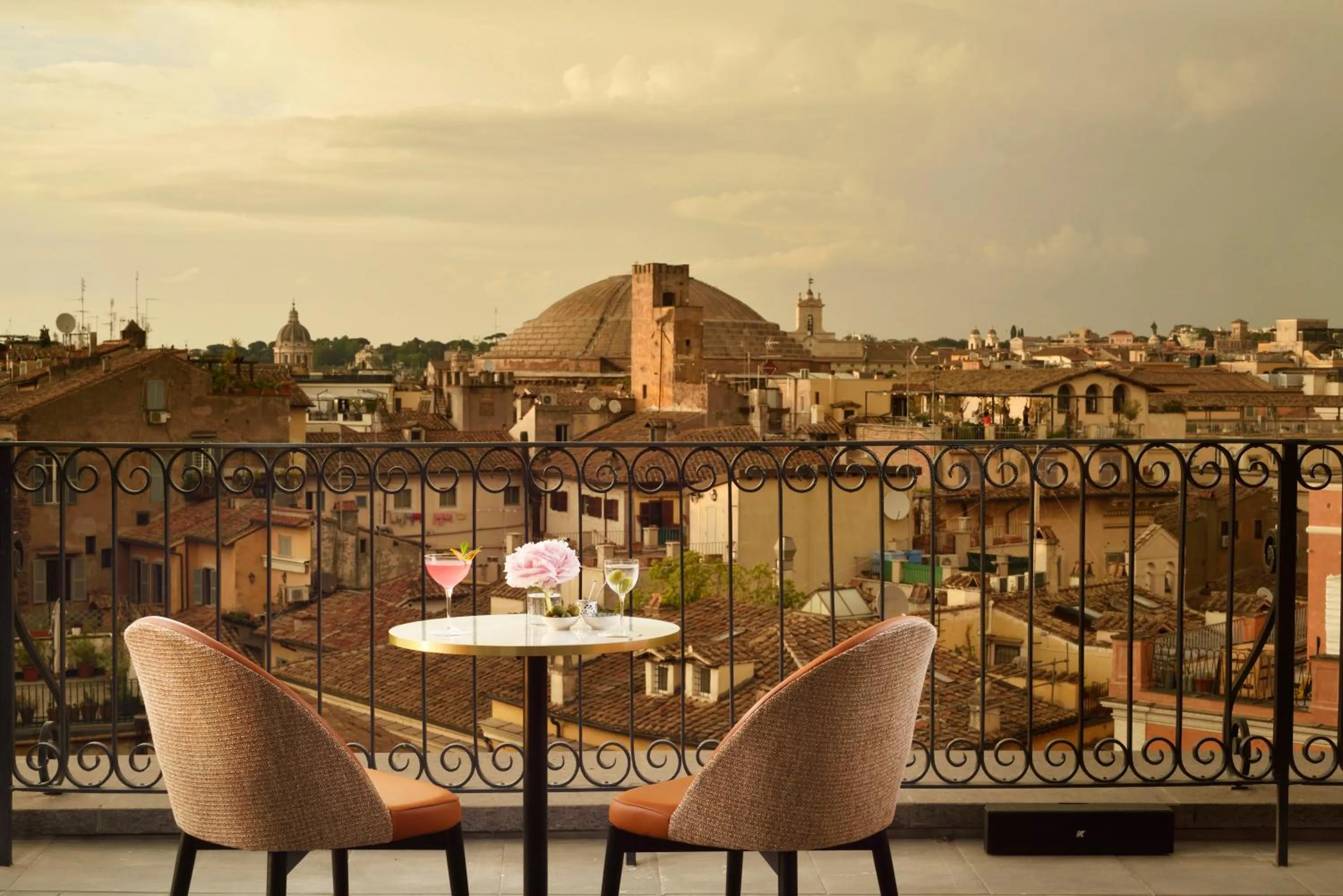 Balcony/Terrace in Hotel L'Orologio Roma - WTB Hotels