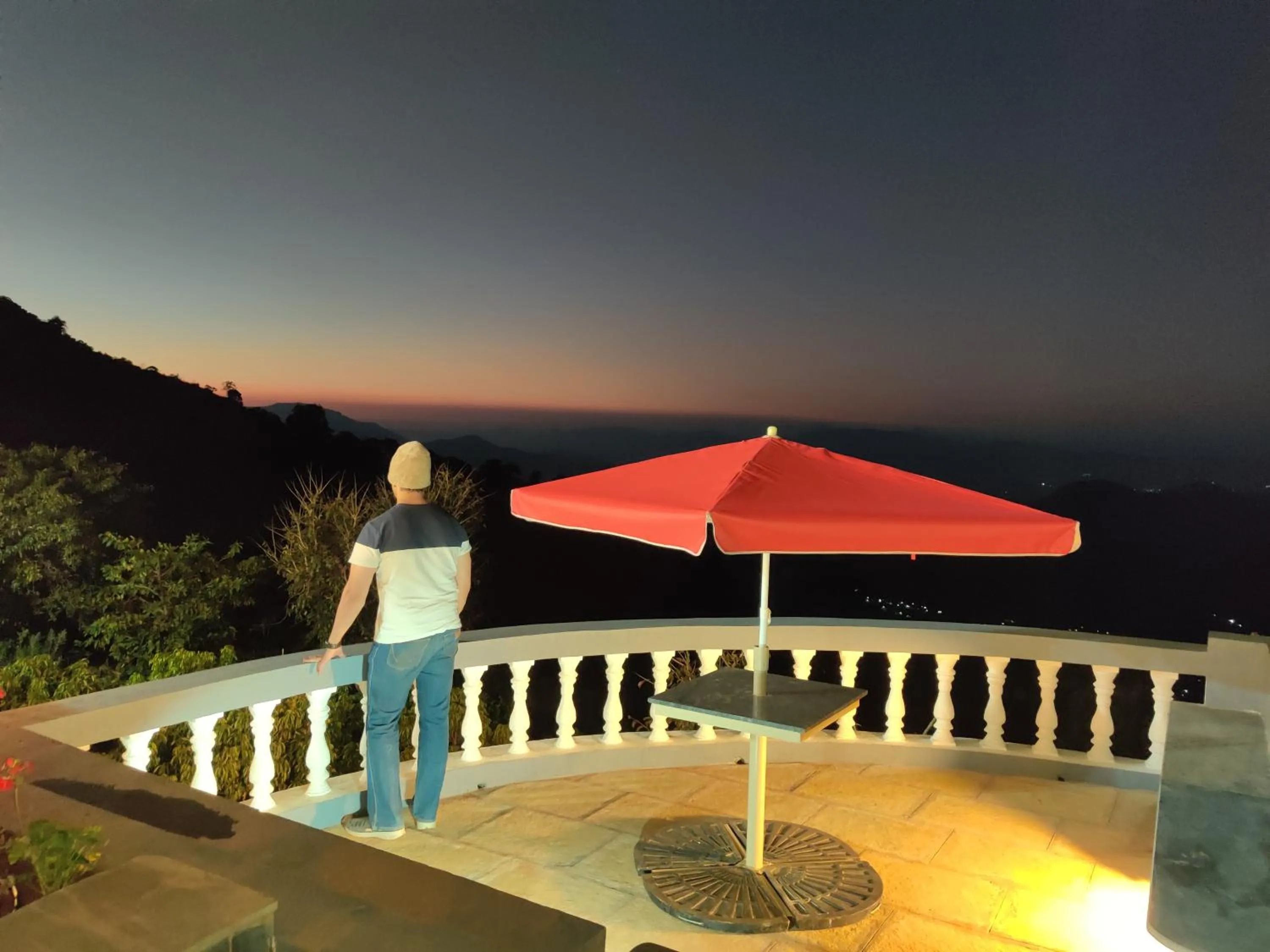 Balcony/Terrace in Hilltop Resort and Glamping Wai, Near Panchgani