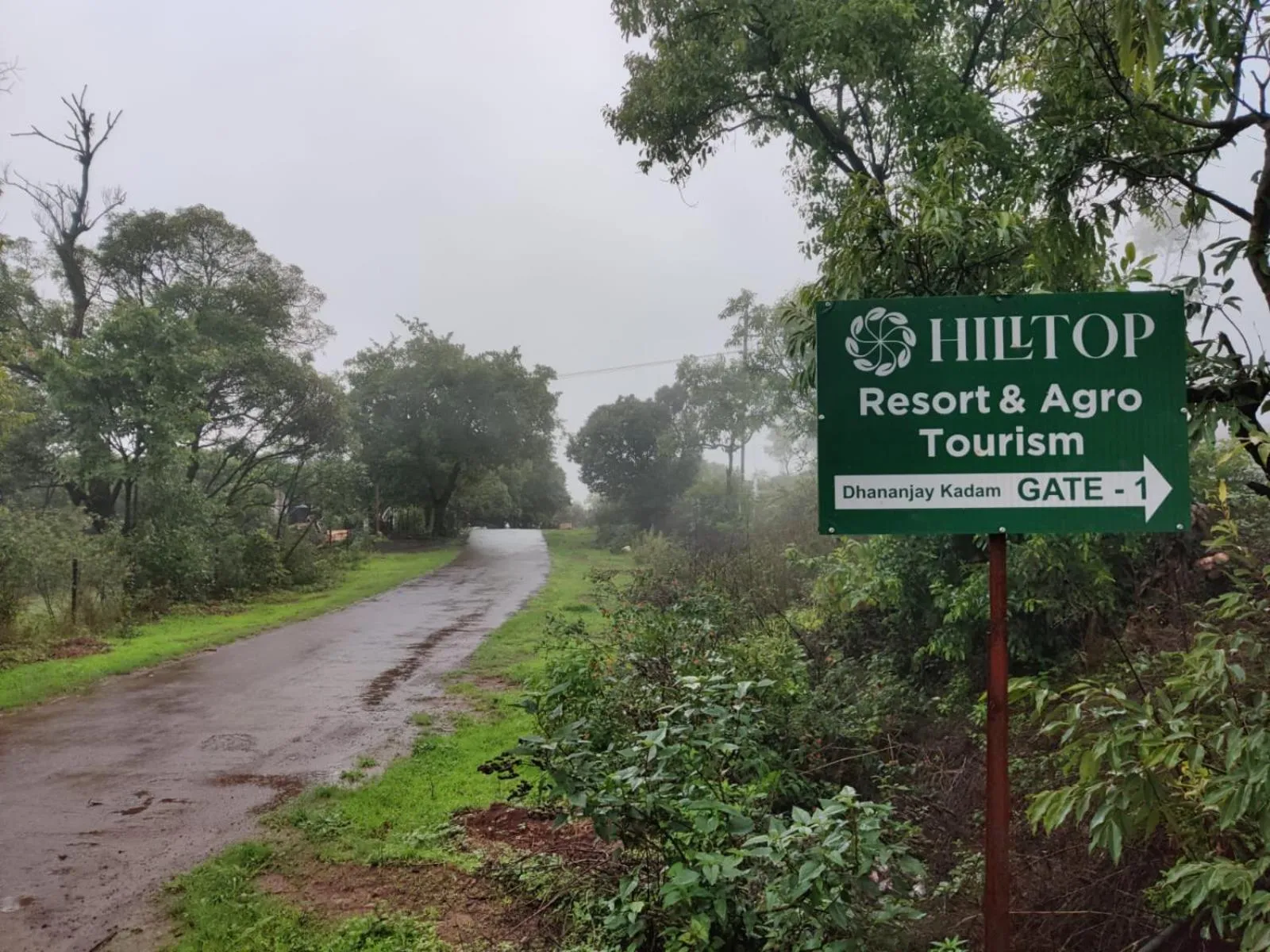 Logo/Certificate/Sign in Hilltop Resort and Glamping Wai, Near Panchgani