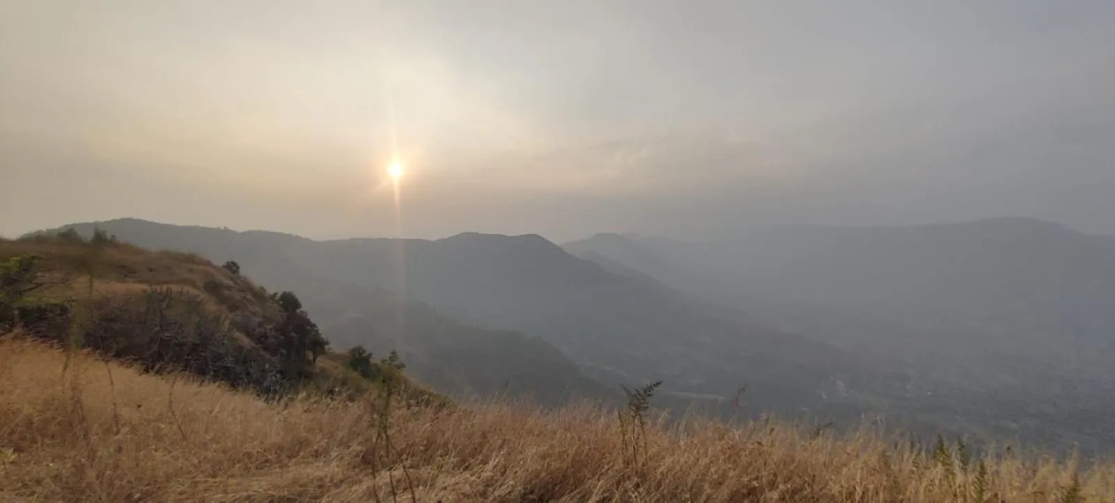 Sunset in Hilltop Resort and Glamping Wai, Near Panchgani