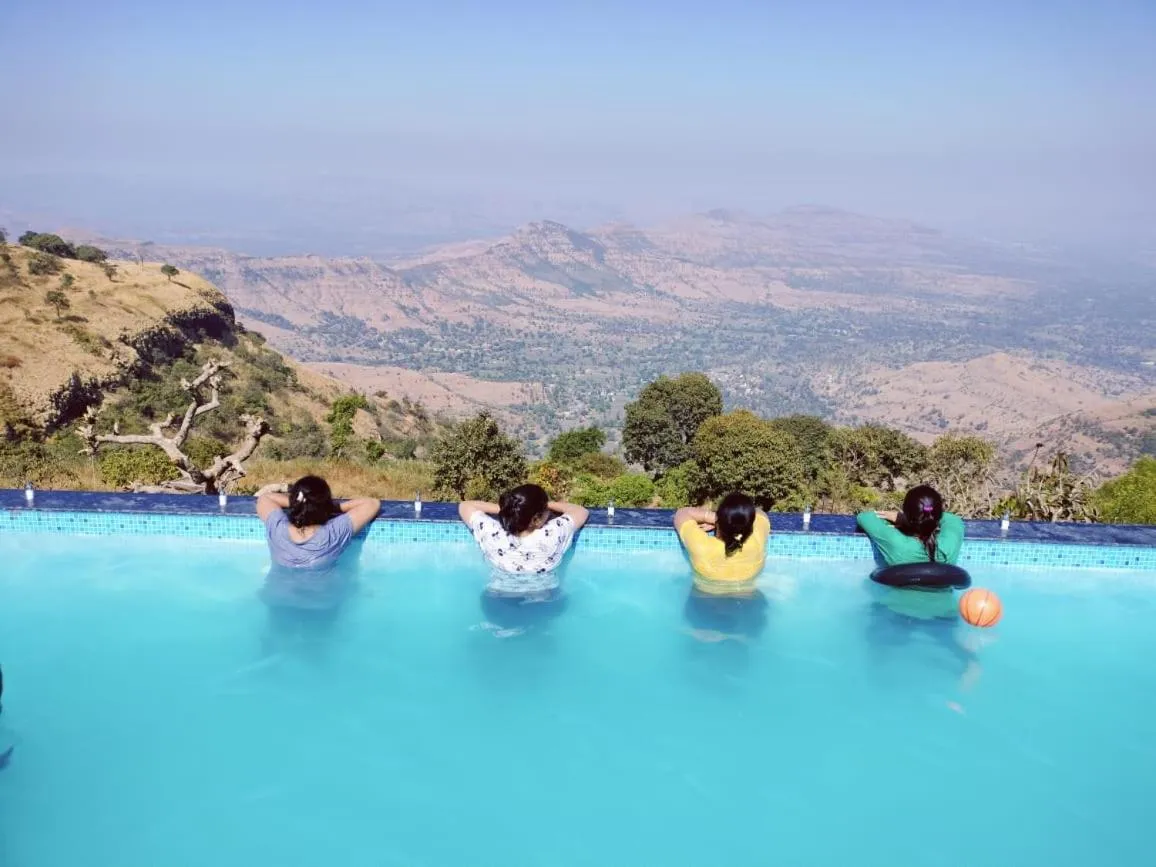 Mountain view in Hilltop Resort and Glamping Wai, Near Panchgani