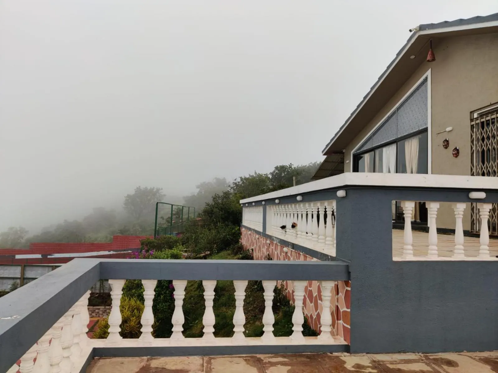 Patio in Hilltop Resort and Glamping Wai, Near Panchgani