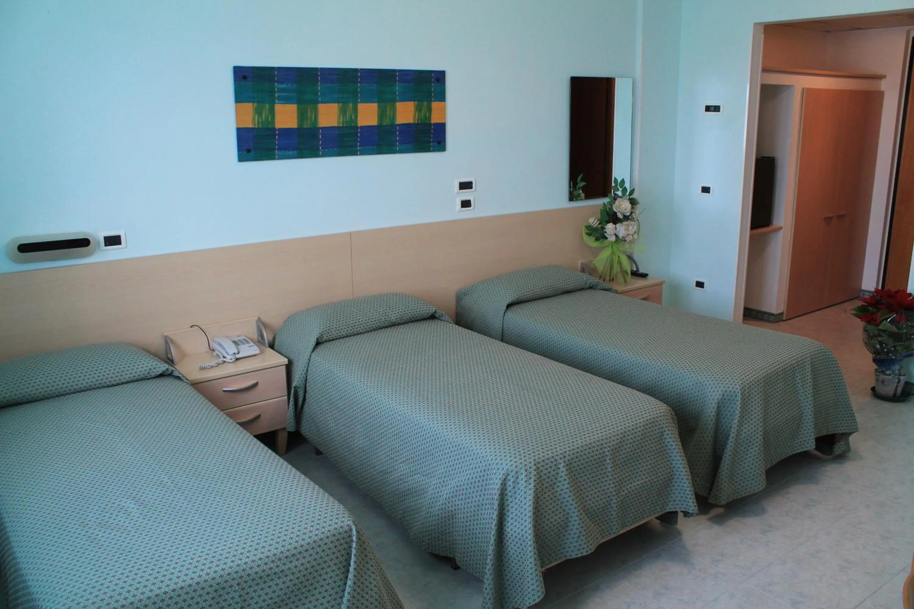 Bedroom, Bed in Hotel Minerva