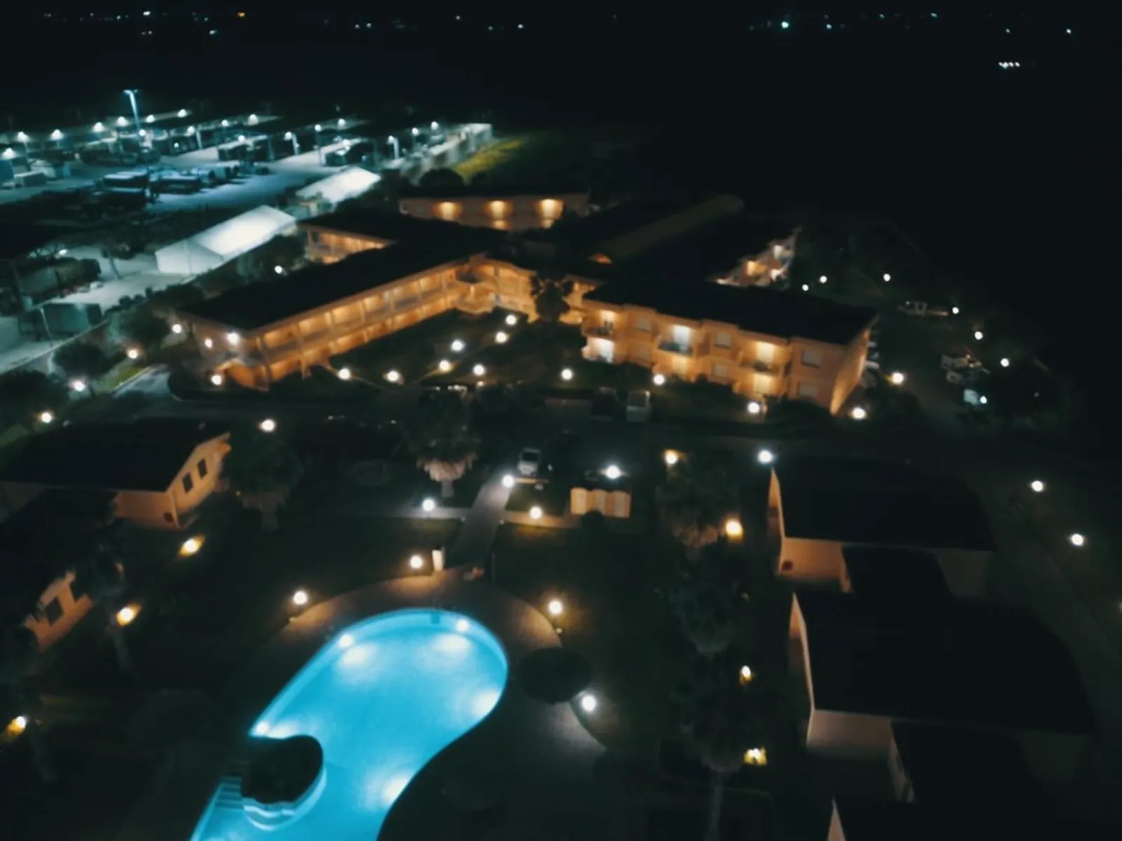Swimming pool in Hotel Minerva