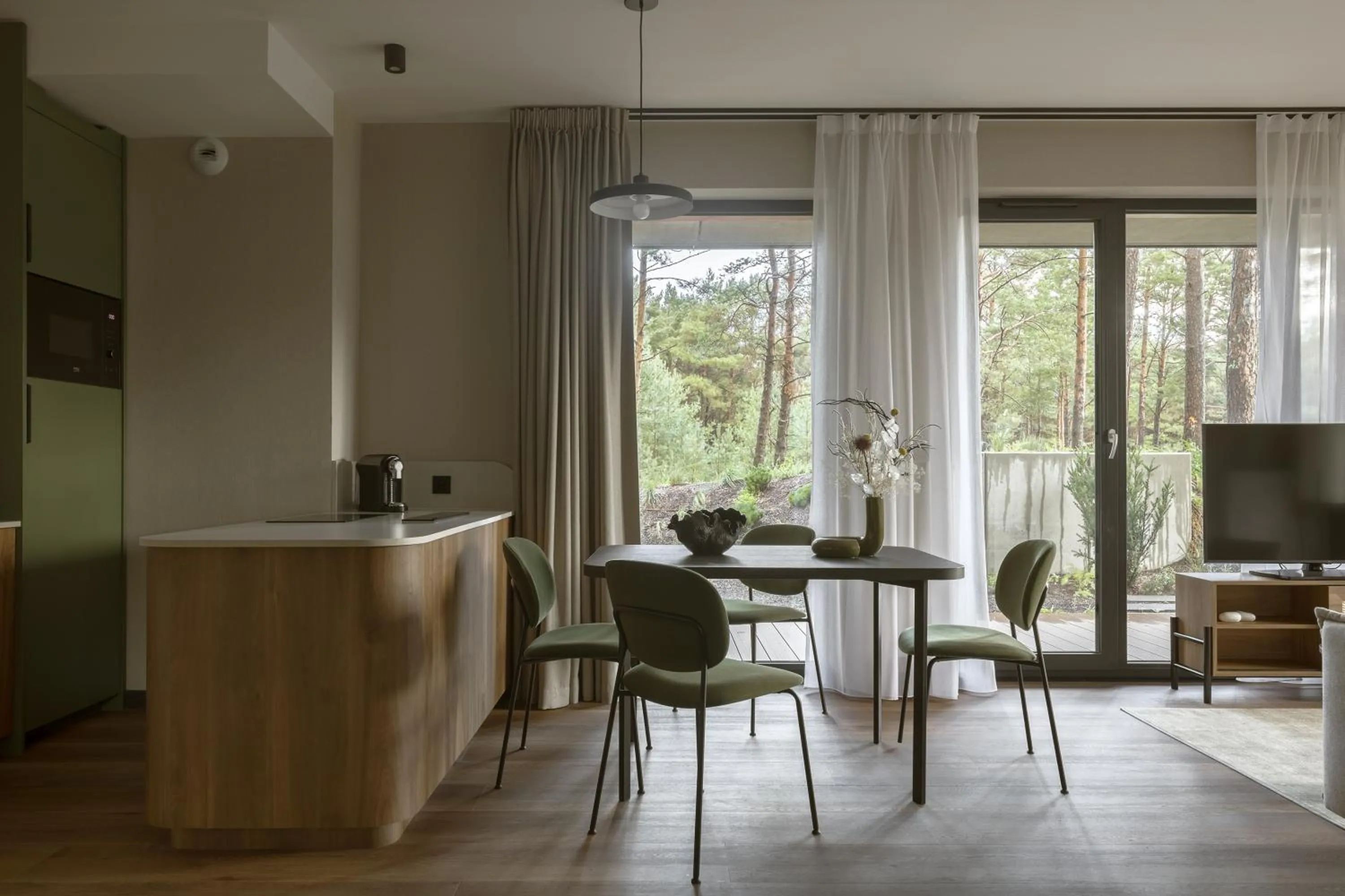 Kitchen or kitchenette in Hotel Saltic Resort & Spa Łeba