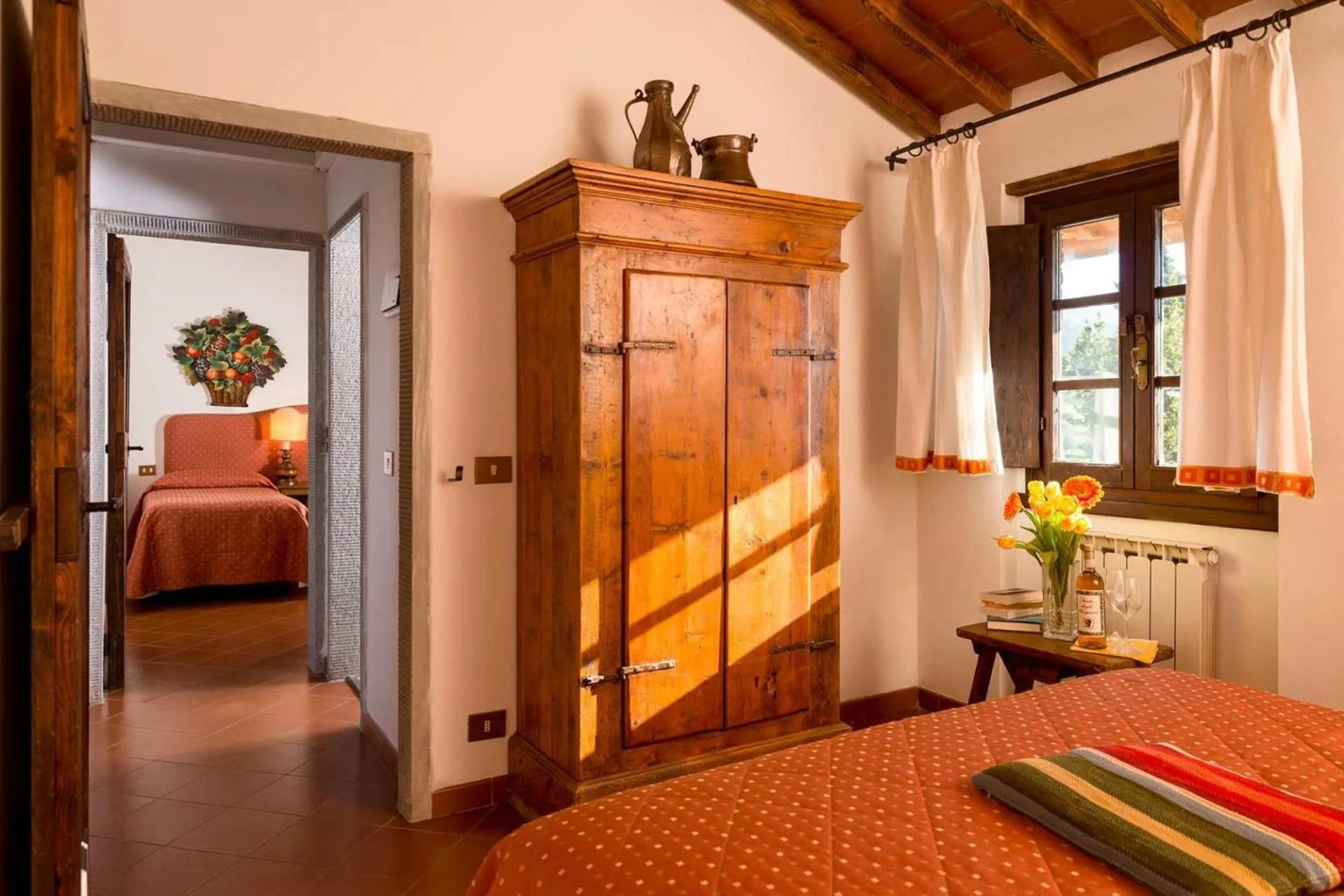 Bedroom, Bed in Fattoria Degli Usignoli