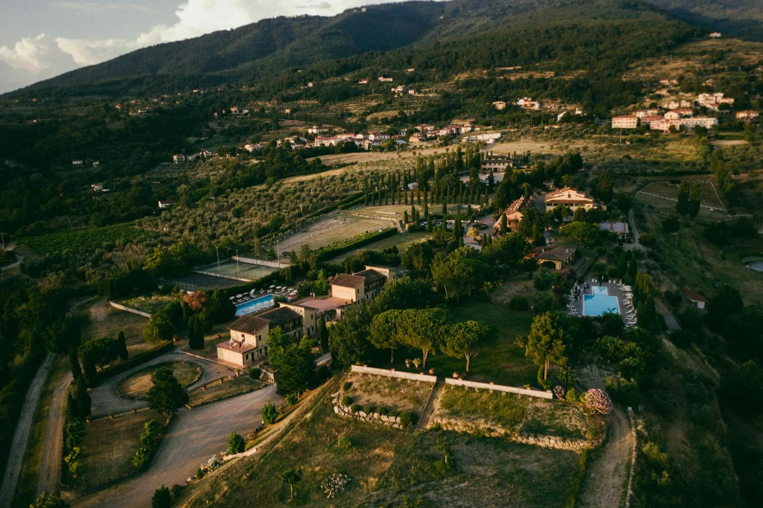 Natural landscape in Fattoria Degli Usignoli