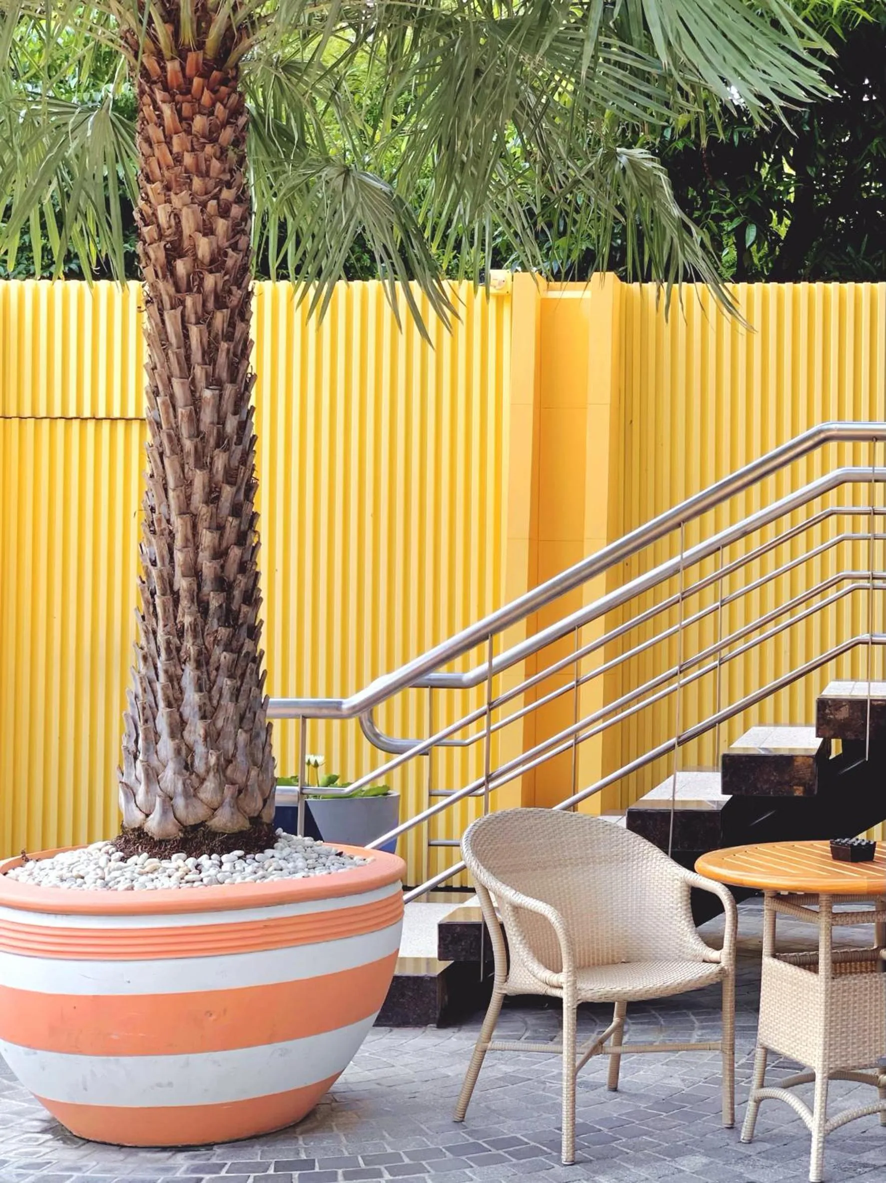 Seating area in SQ Boutique Hotel