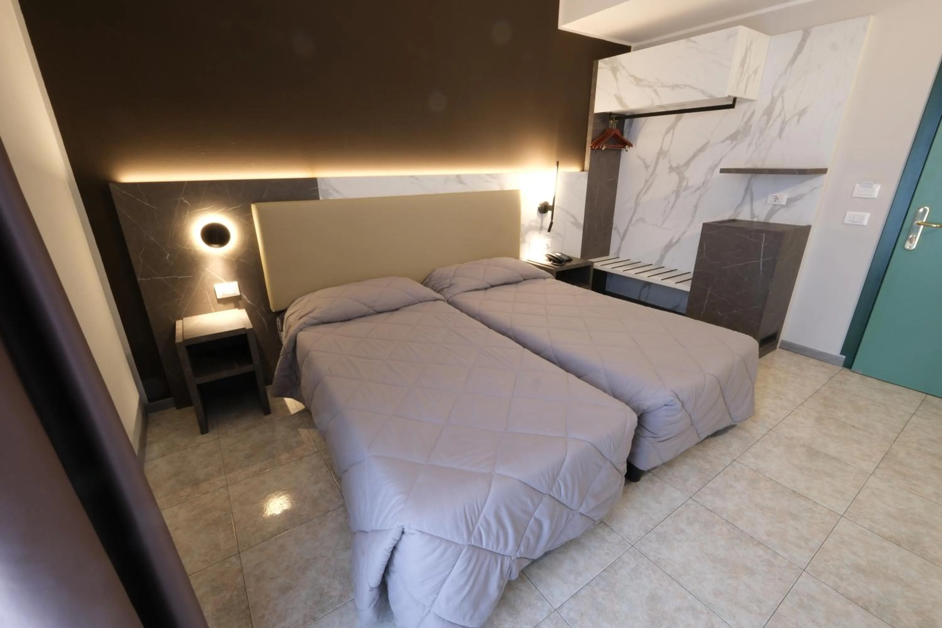 Bed in Hotel Mistral