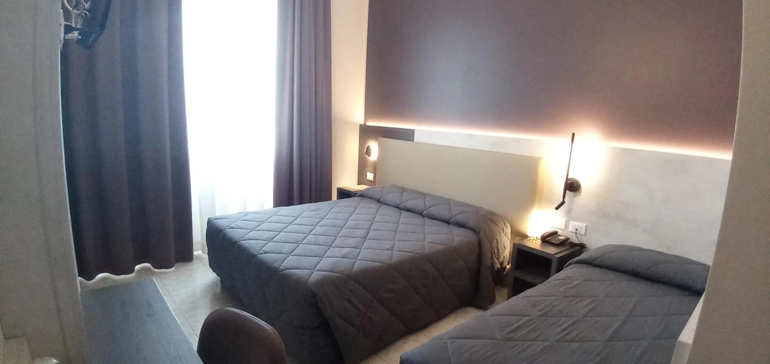 Bed in Hotel Mistral