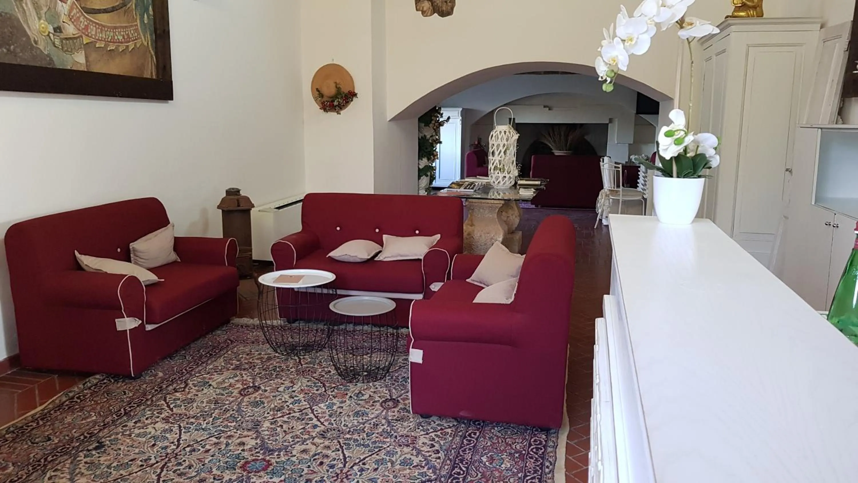 Lobby or reception in RELAIS MASSERIA CASINA DEI CARI