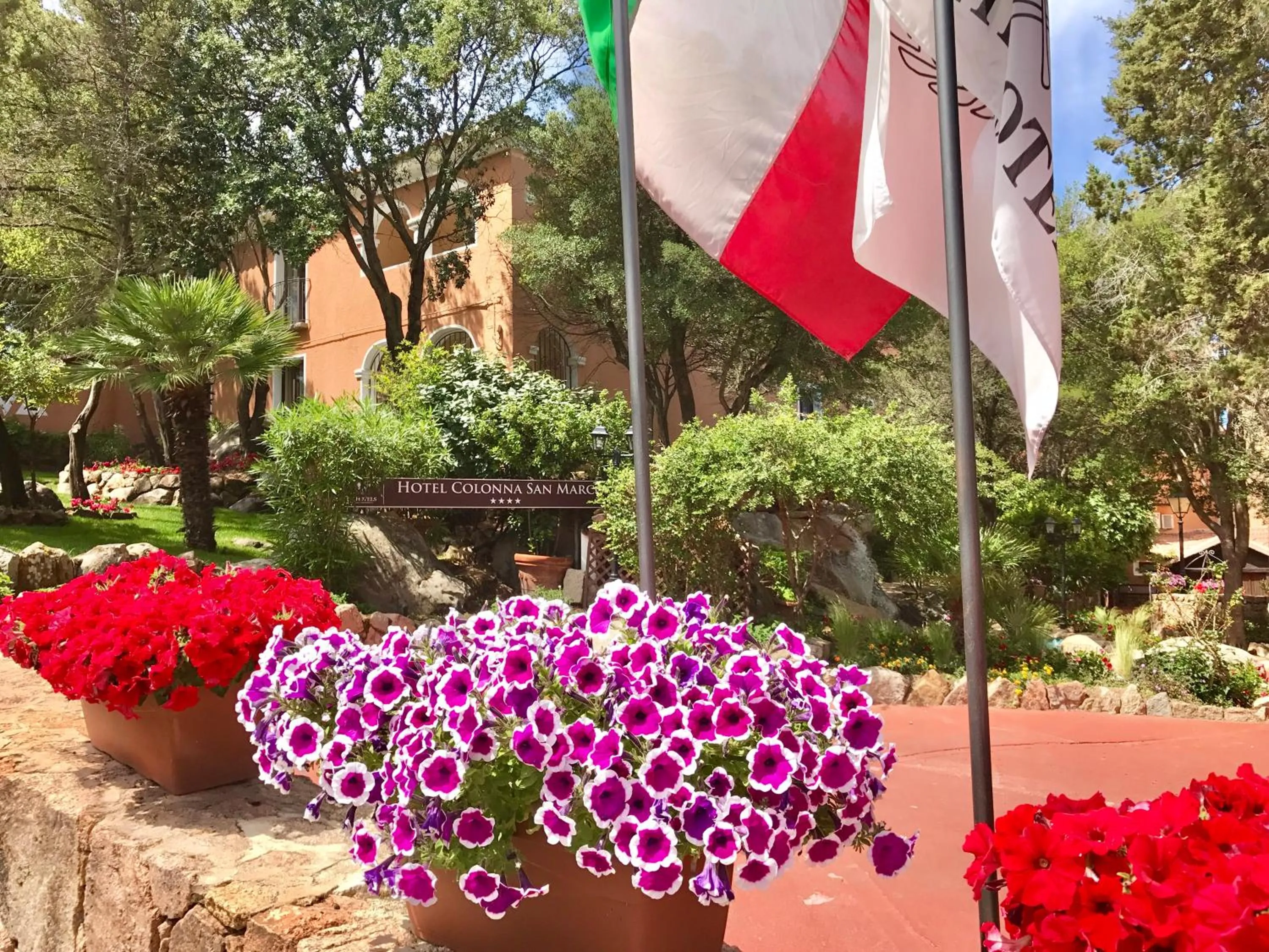 Garden in Hotel Colonna San Marco