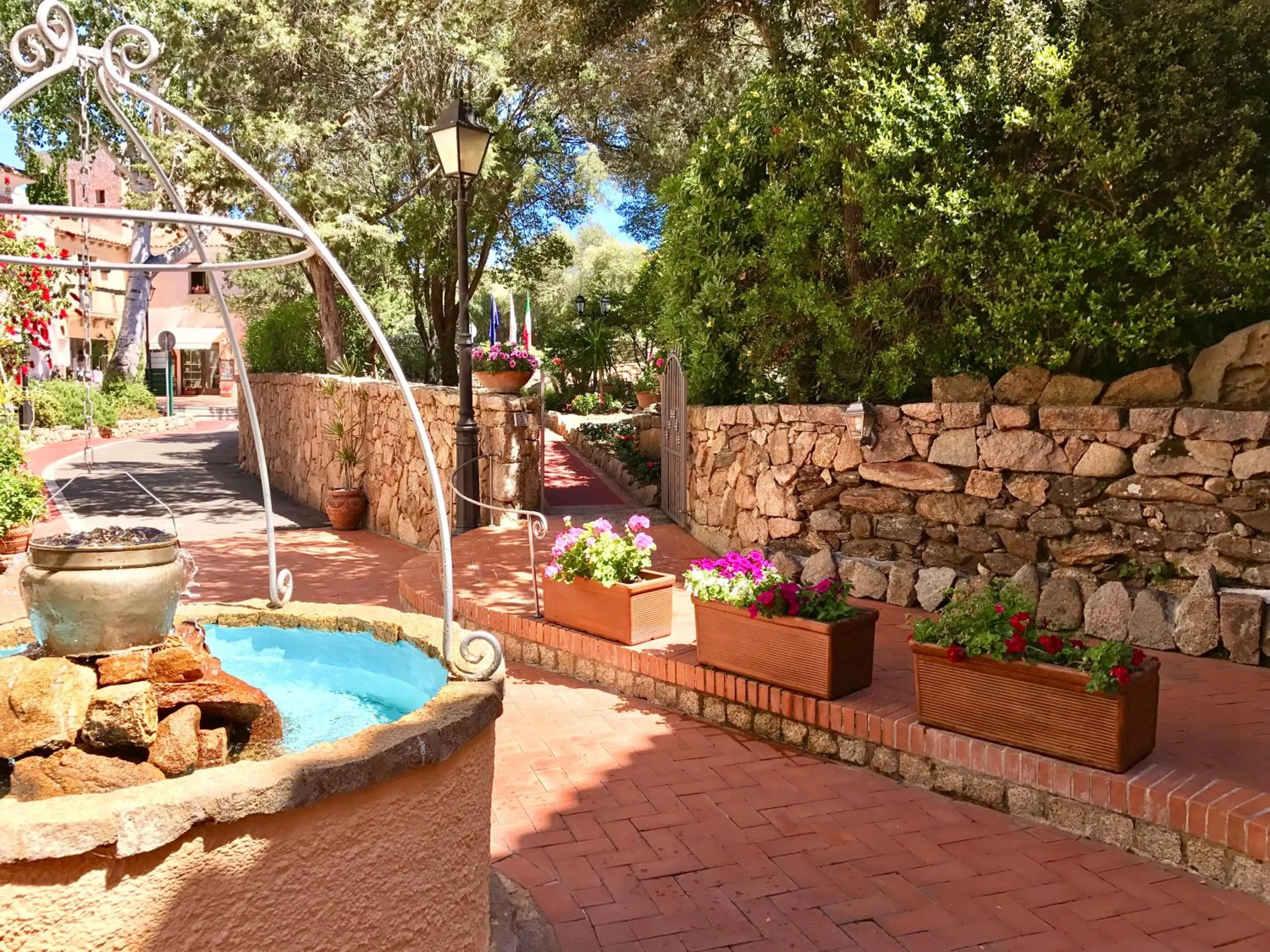 Garden in Hotel Colonna San Marco