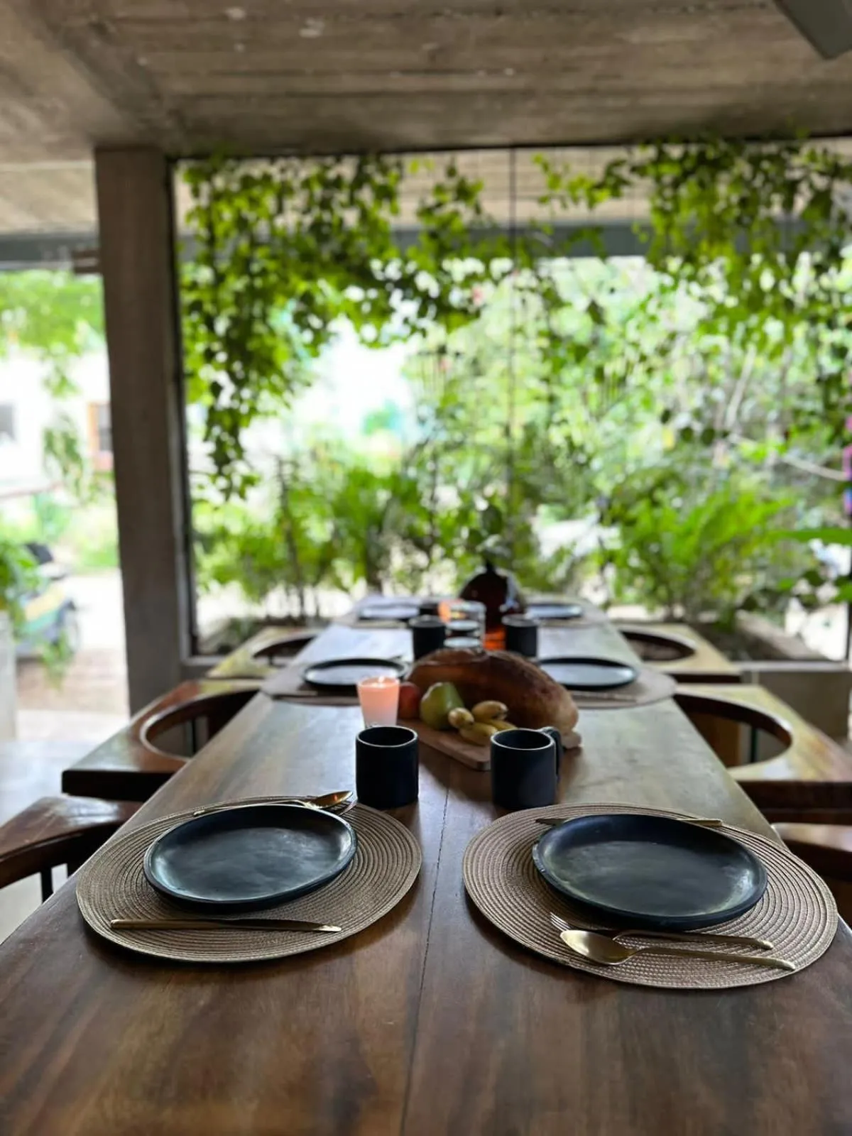 Communal kitchen in AORA San Pancho