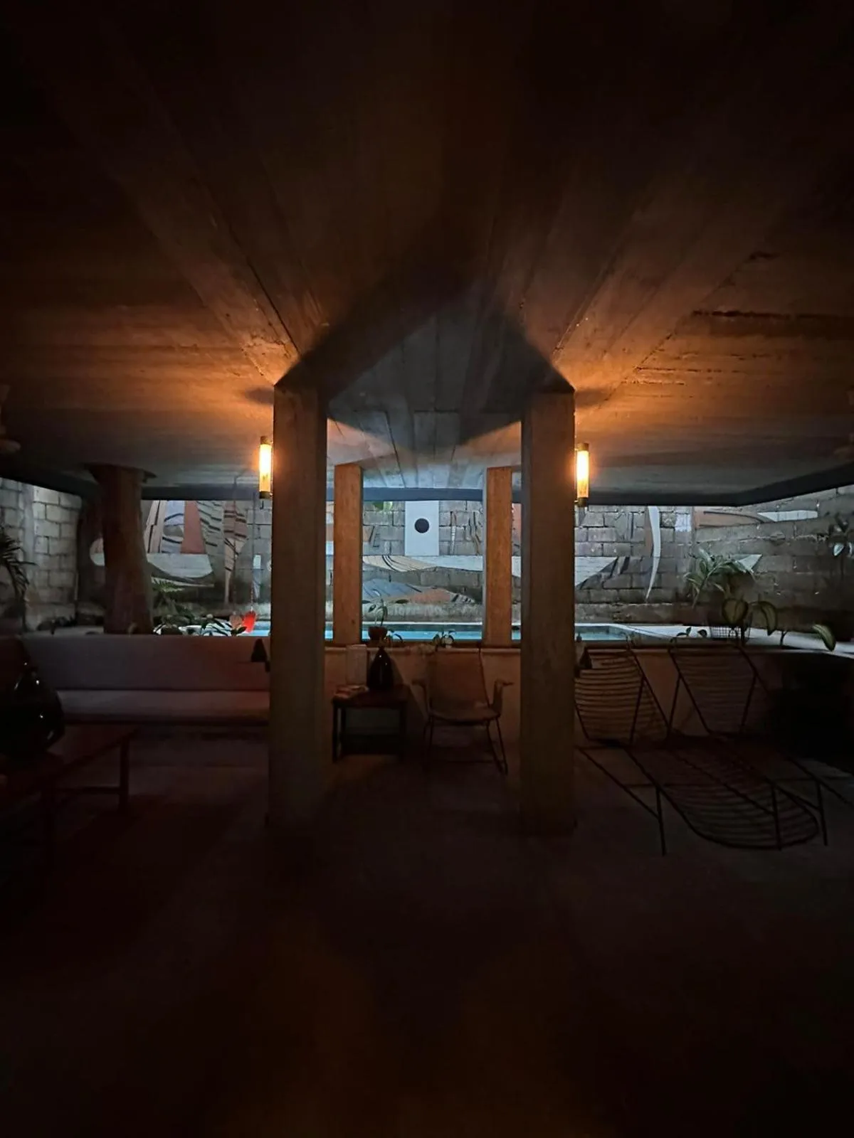 Pool view in AORA San Pancho