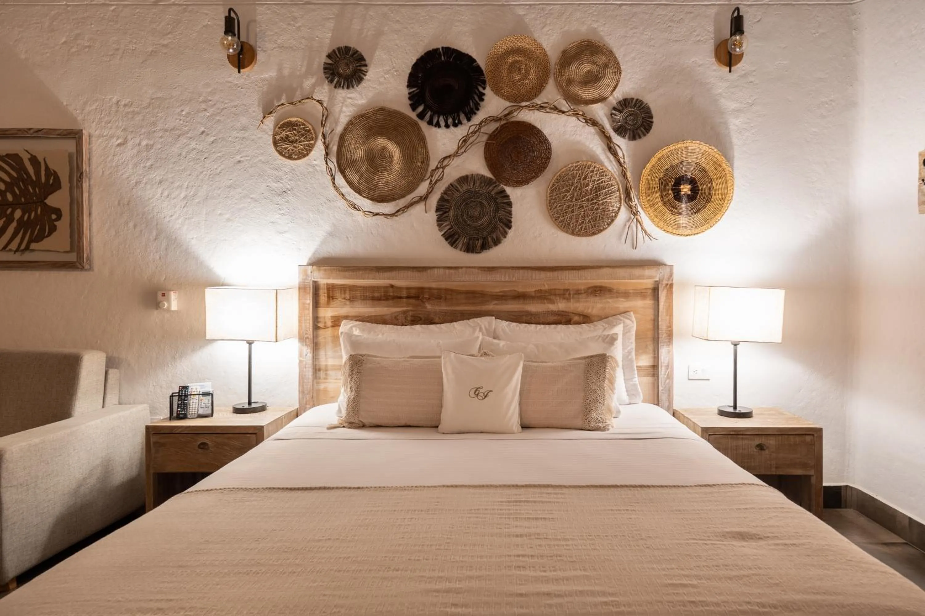 Bed in Casa Jacaranda Hotel Boutique -Cauca Viejo- Mayores de 14 años