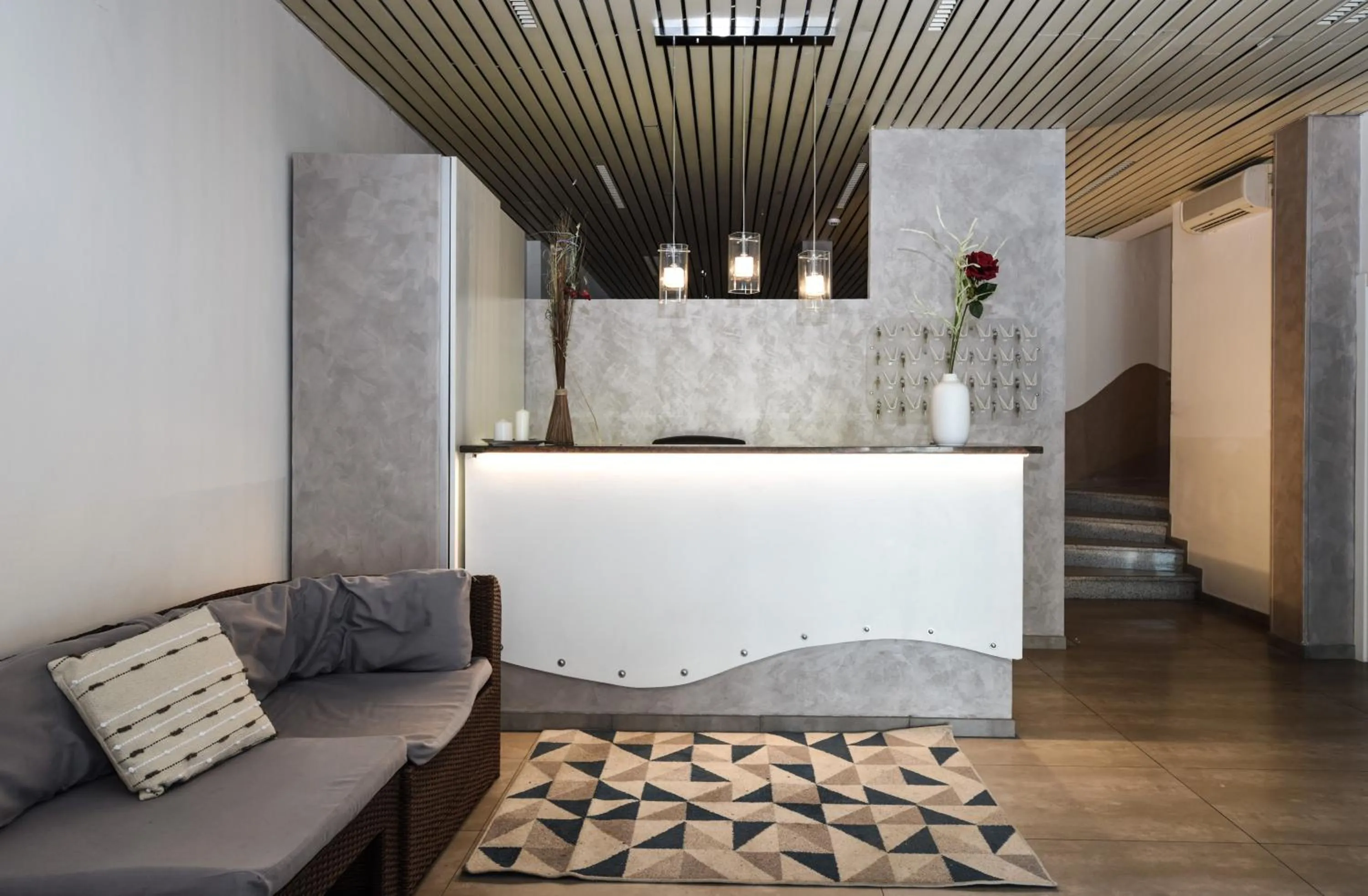 Lobby or reception in Hotel Miramare