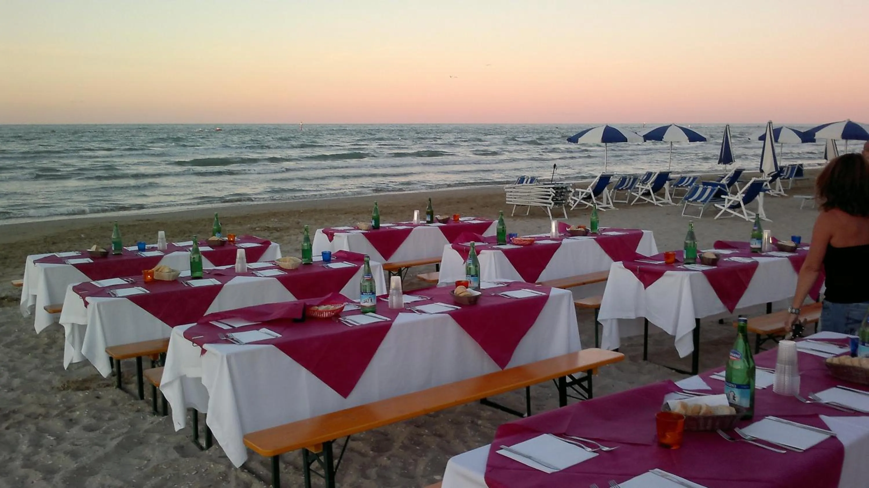 Beach in Hotel Miramare