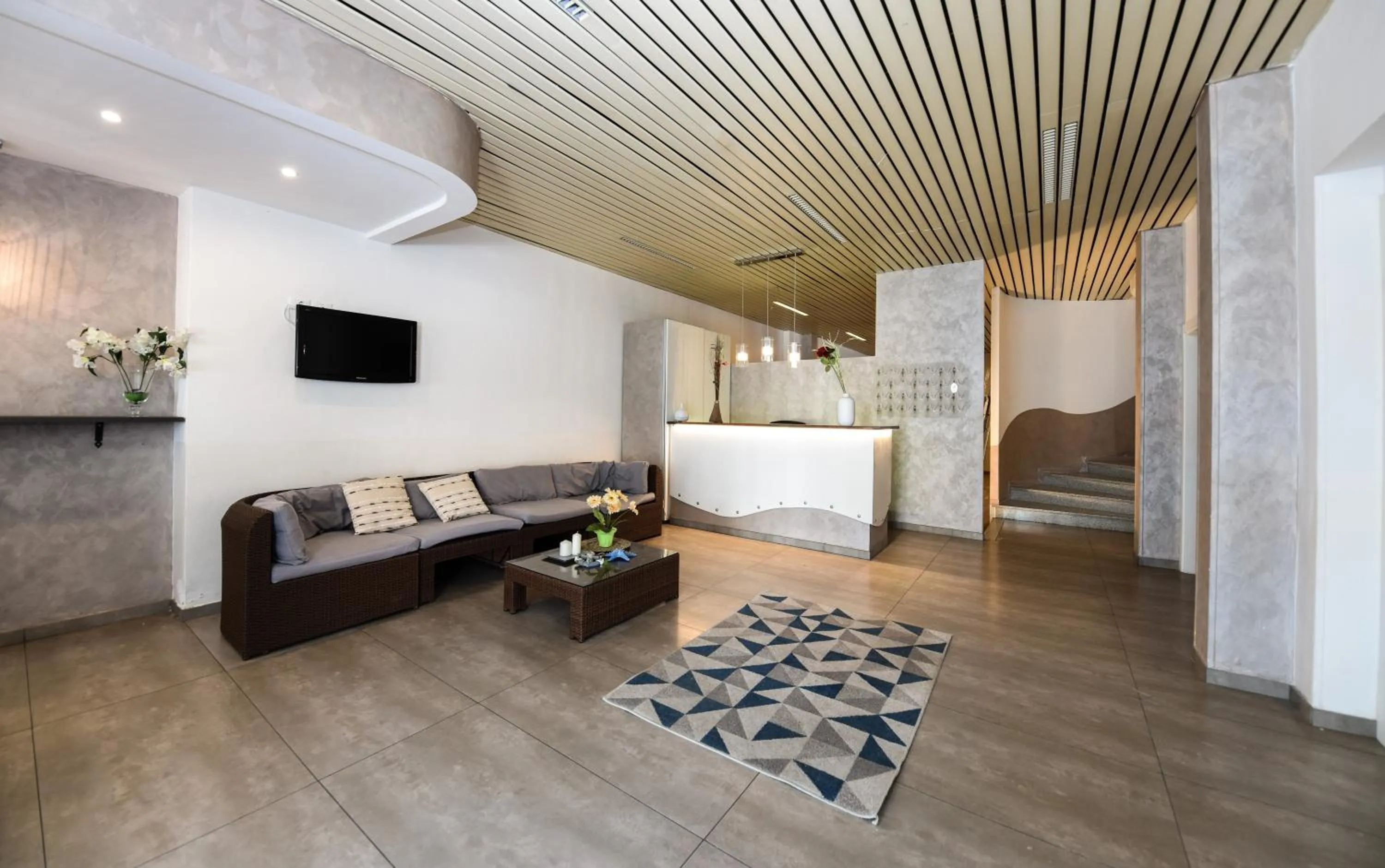 Lobby or reception in Hotel Miramare