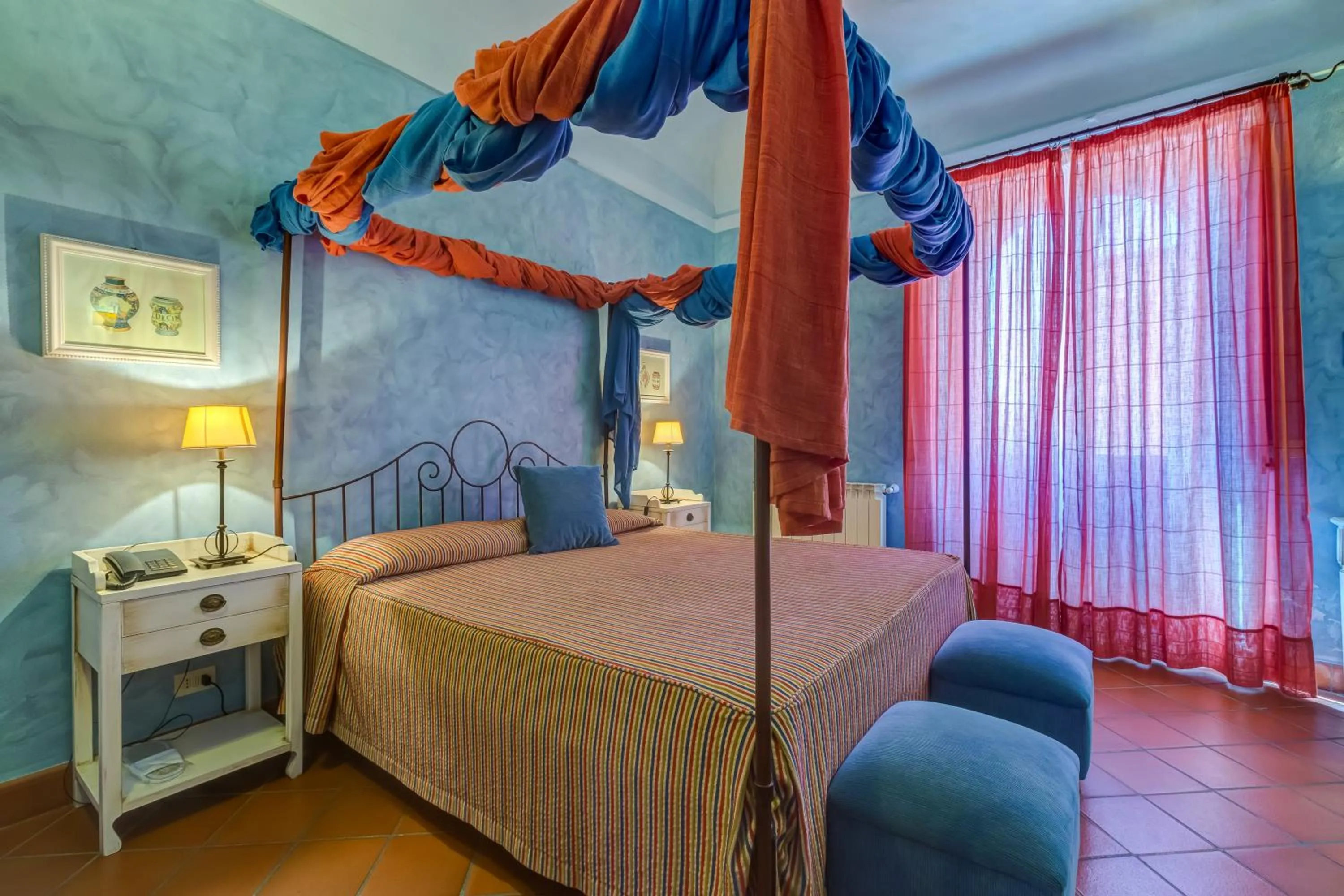 Bed in La Casa delle Monache Country Resort