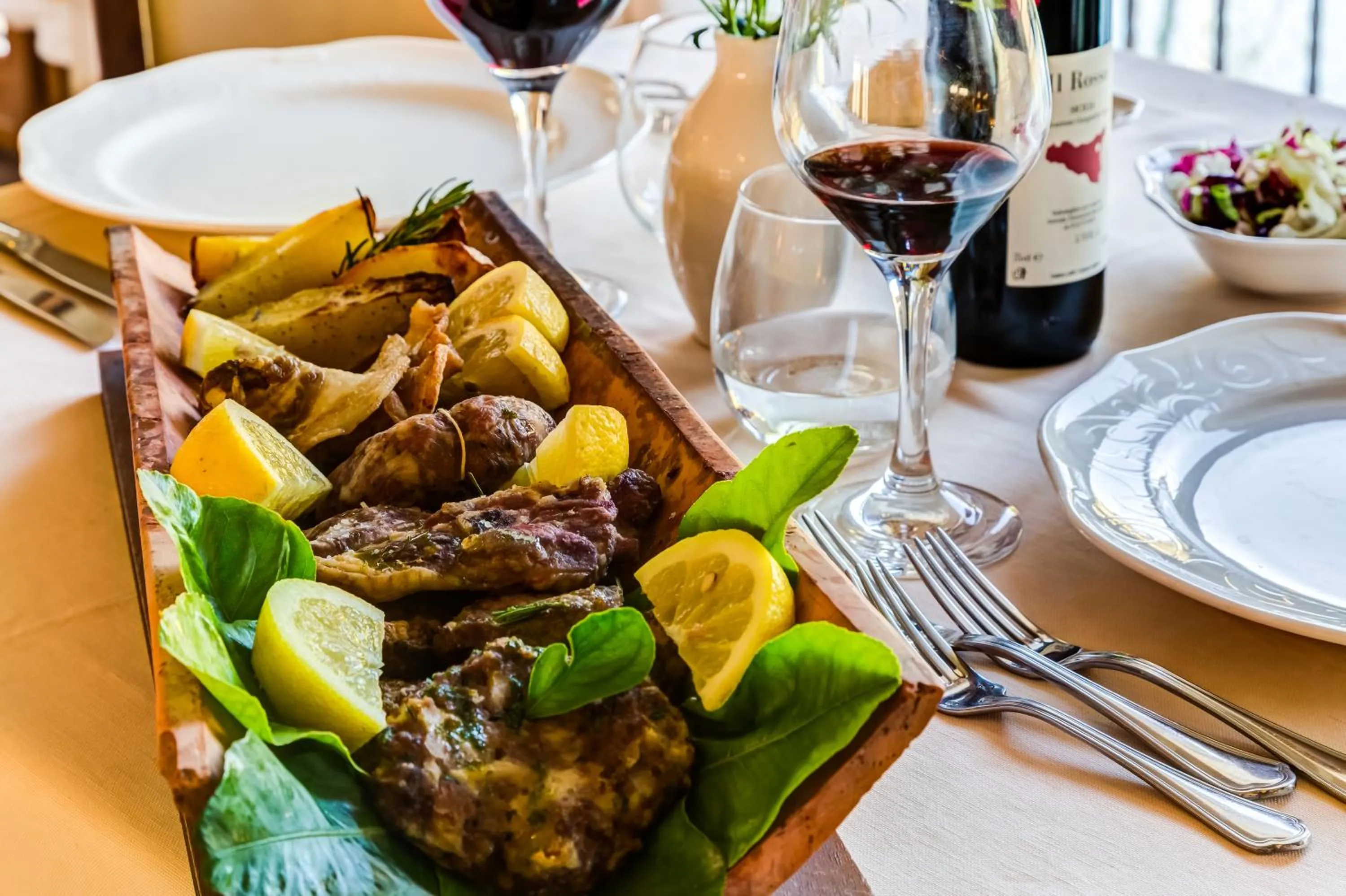 Food close-up in La Casa delle Monache Country Resort