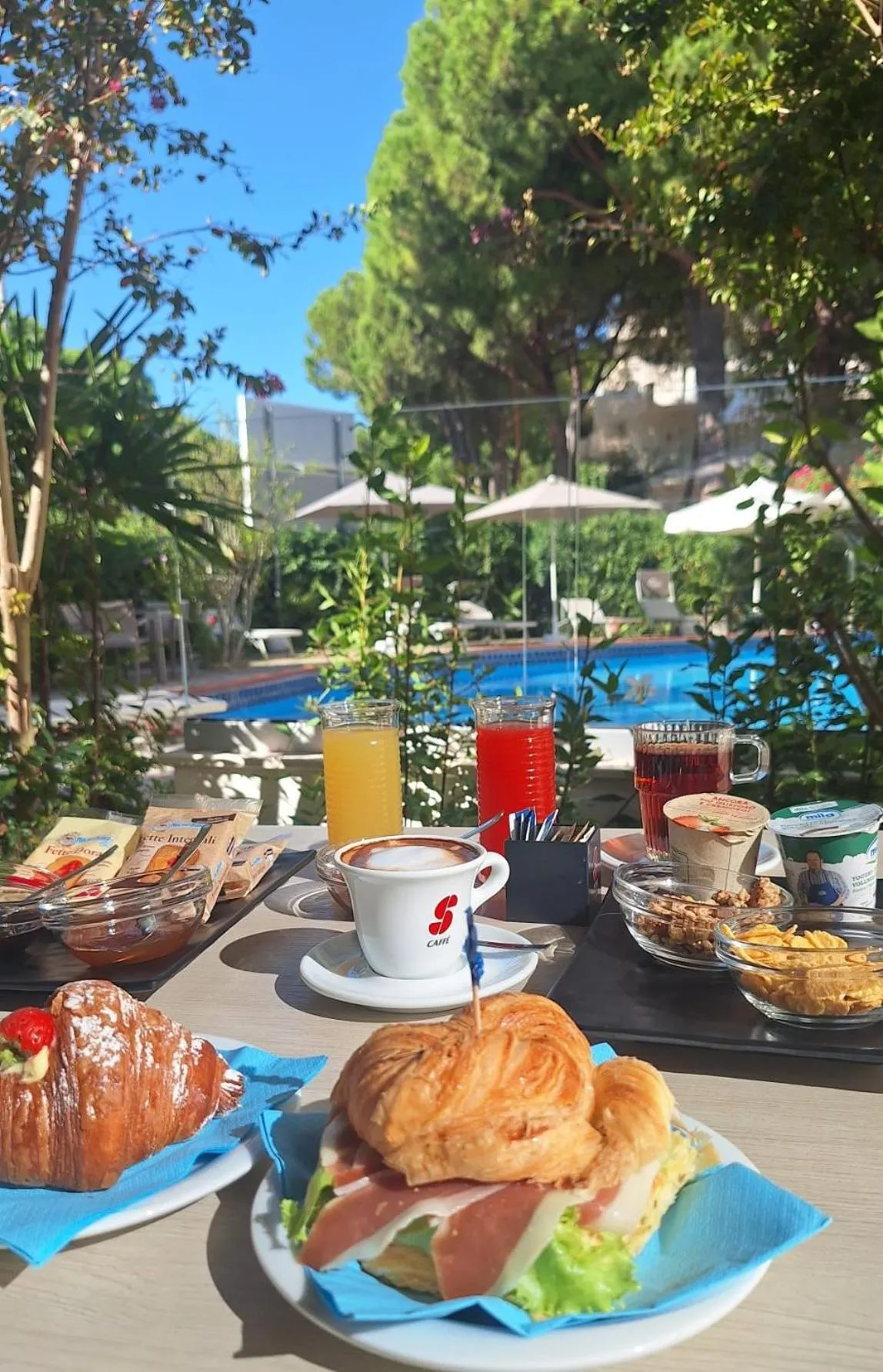 Swimming pool in Hotel Schiller