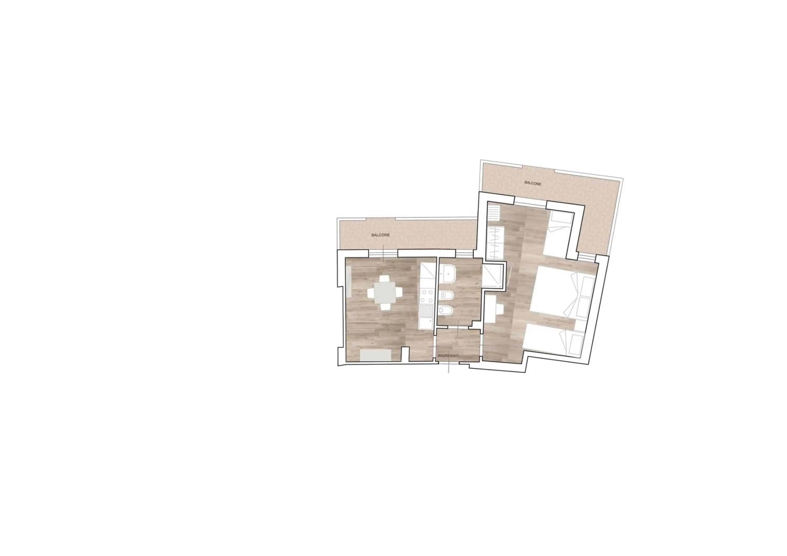 Floor plan in Hotel Schiller